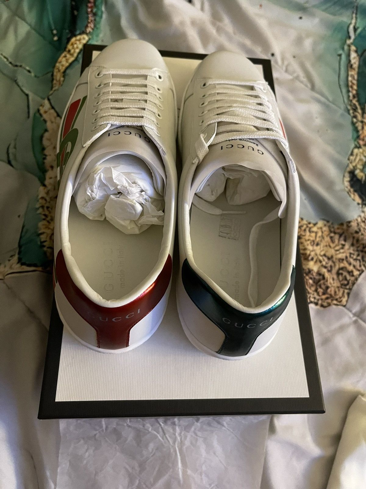 Gucci Gucci ace logo sneaker Size US 9 / EU 42 - 4 Thumbnail