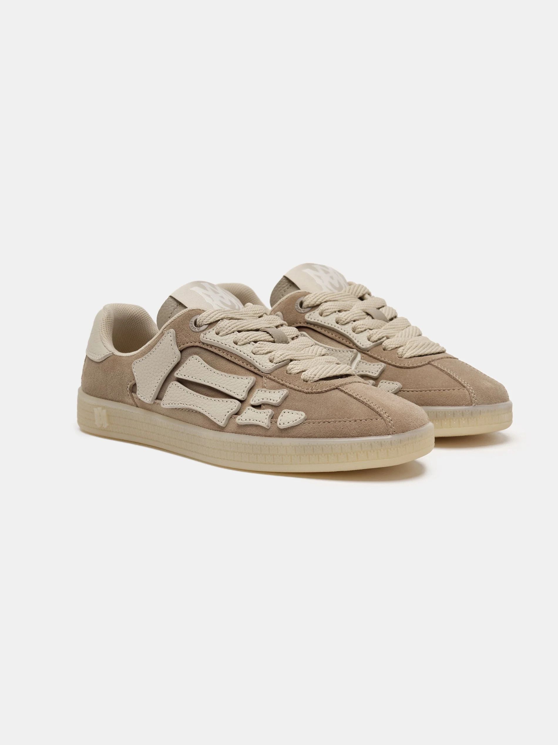 Amiri os11x1225 Pacific Bones Sneakers in Brown Size US 14 / EU 47 - 2 Thumbnail