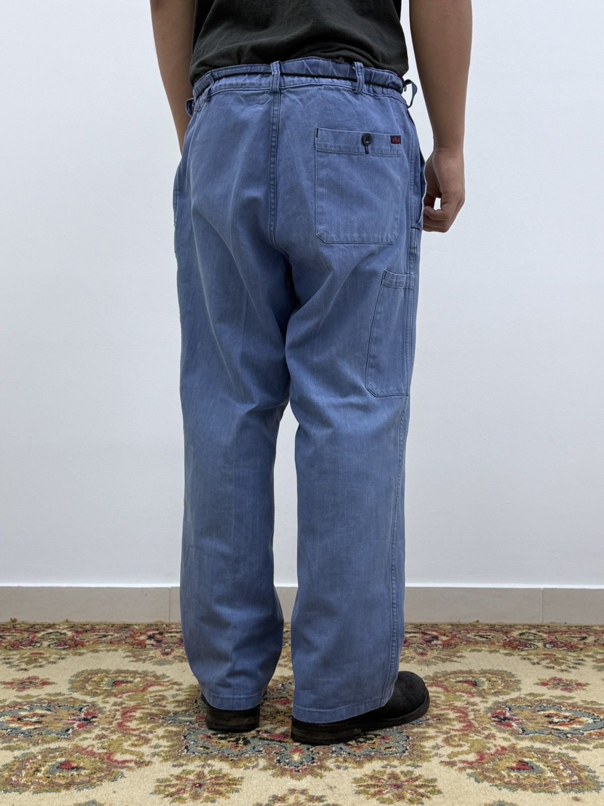 Vintage 80s French Workwear Faded Sanfor Pants