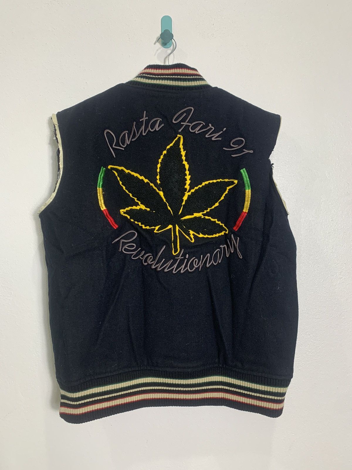 Bob Marley × Vintage Vintage CONART RASTAFARI VEST Size US L / EU 52-54 / 3 - 1 Thumbnail