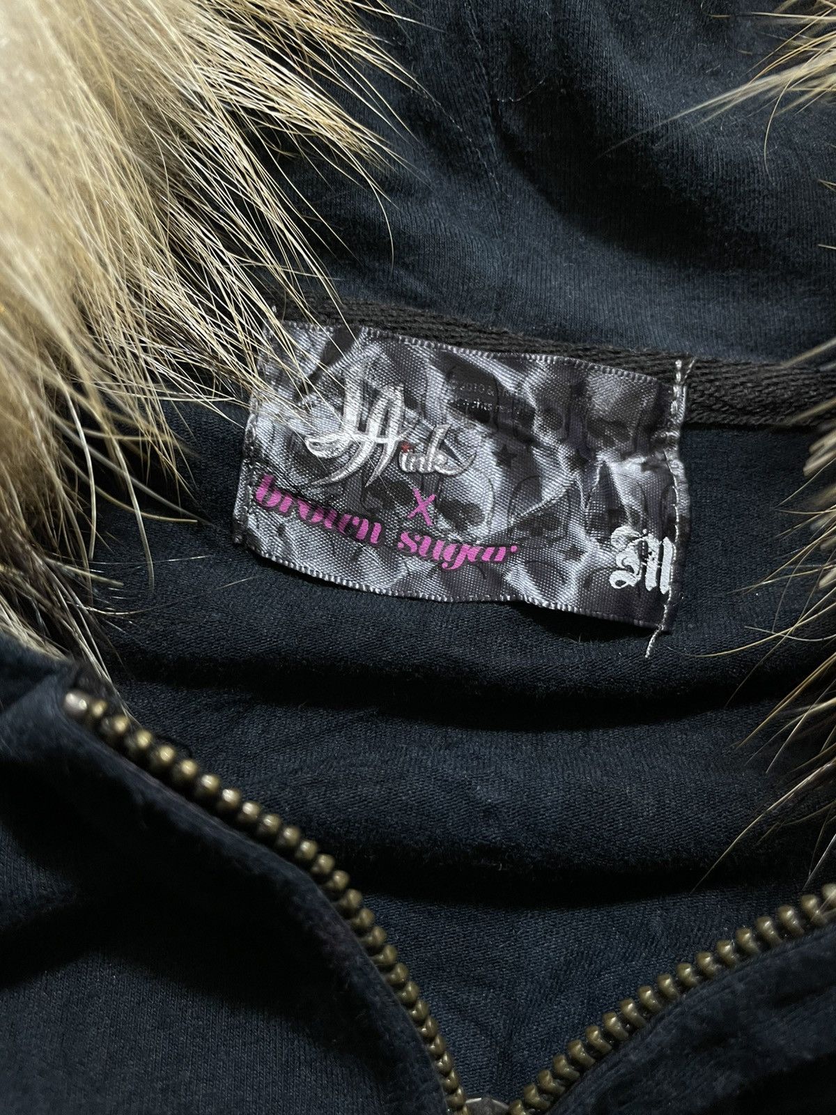 If Six Was Nine Brown Sugar Japan Faux Fur zip Hoodie gothic ifsix lgb style Size S / US 4 / IT 40 - 7 Thumbnail