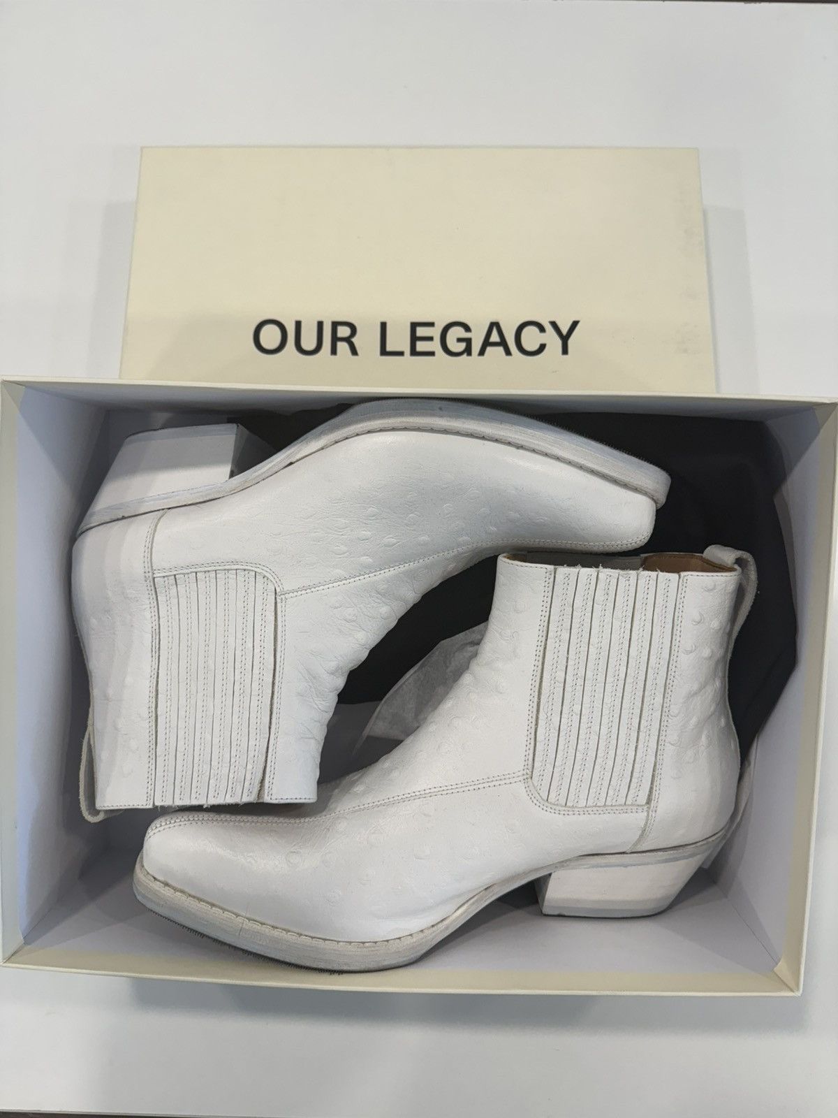 Our Legacy Our Legacy Abstract Gator Boot | Grailed