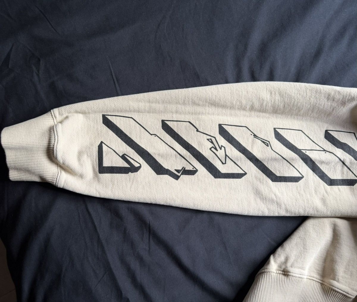 Off-White Off-White Beige Graphic Hoodie & Sweatpants Set Size US 34 / EU 50 - 14 Thumbnail