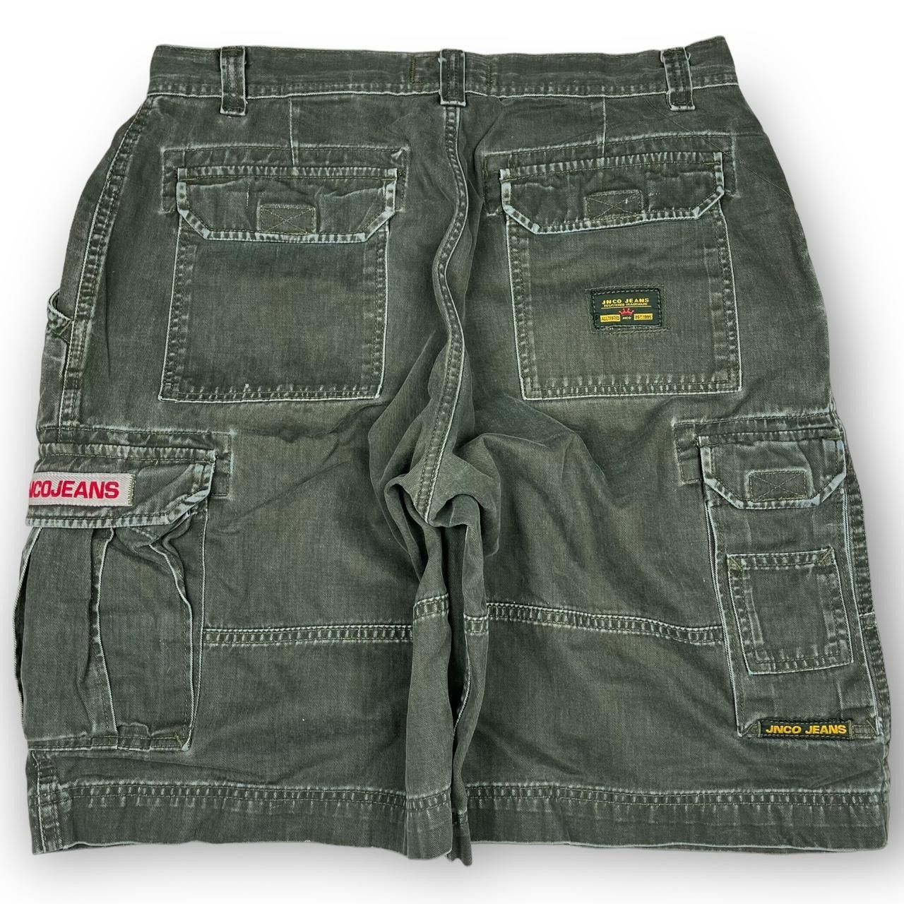 JNCO JNCO Men's Khaki and Green Shorts Size US 35 - 4 Thumbnail