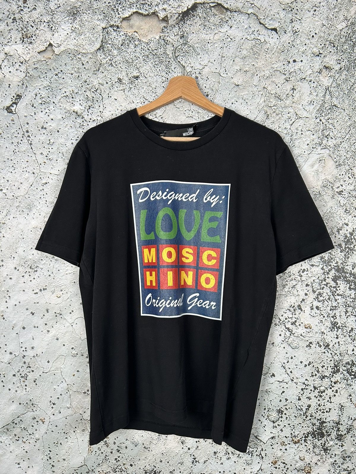 Moschino Vintage Love Moschino Graphic Tee Streetwear Hype Skate Size US M / EU 48-50 / 2 - 1 Thumbnail