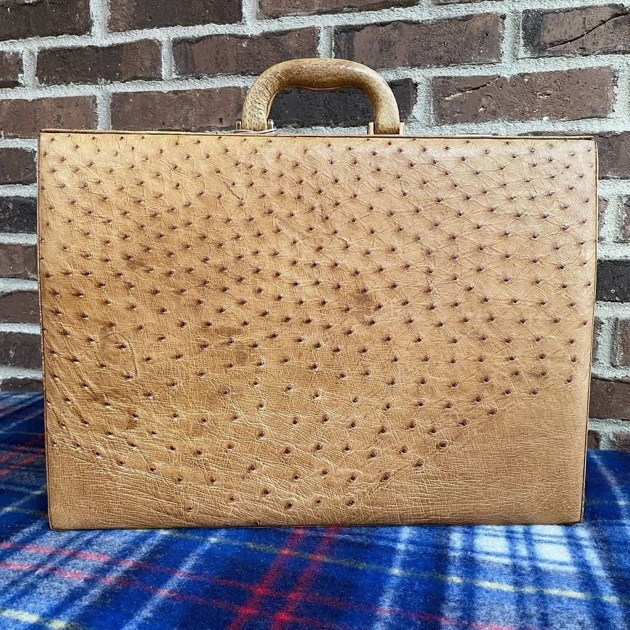 Other 1980s LUXURY OSTRICH SKIN HARDSIDE MACBOOK BRIEFCASE R$3248 Size ONE SIZE - 8 Thumbnail