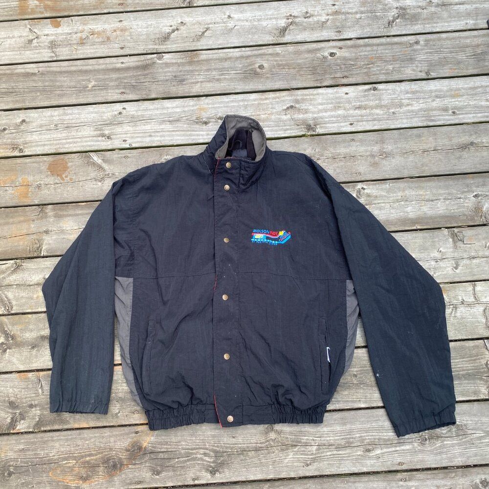 Vintage Vintage 1997 Molson Indy Racing Jacket Vancouver Embroidere Size US L / EU 52-54 / 3 - 4 Thumbnail