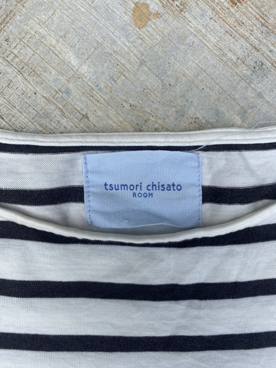 Tsumori Chisato Tsumori Chisato Room Breton Stripe tshirt Size L / US 10 / IT 46 - 7 Thumbnail