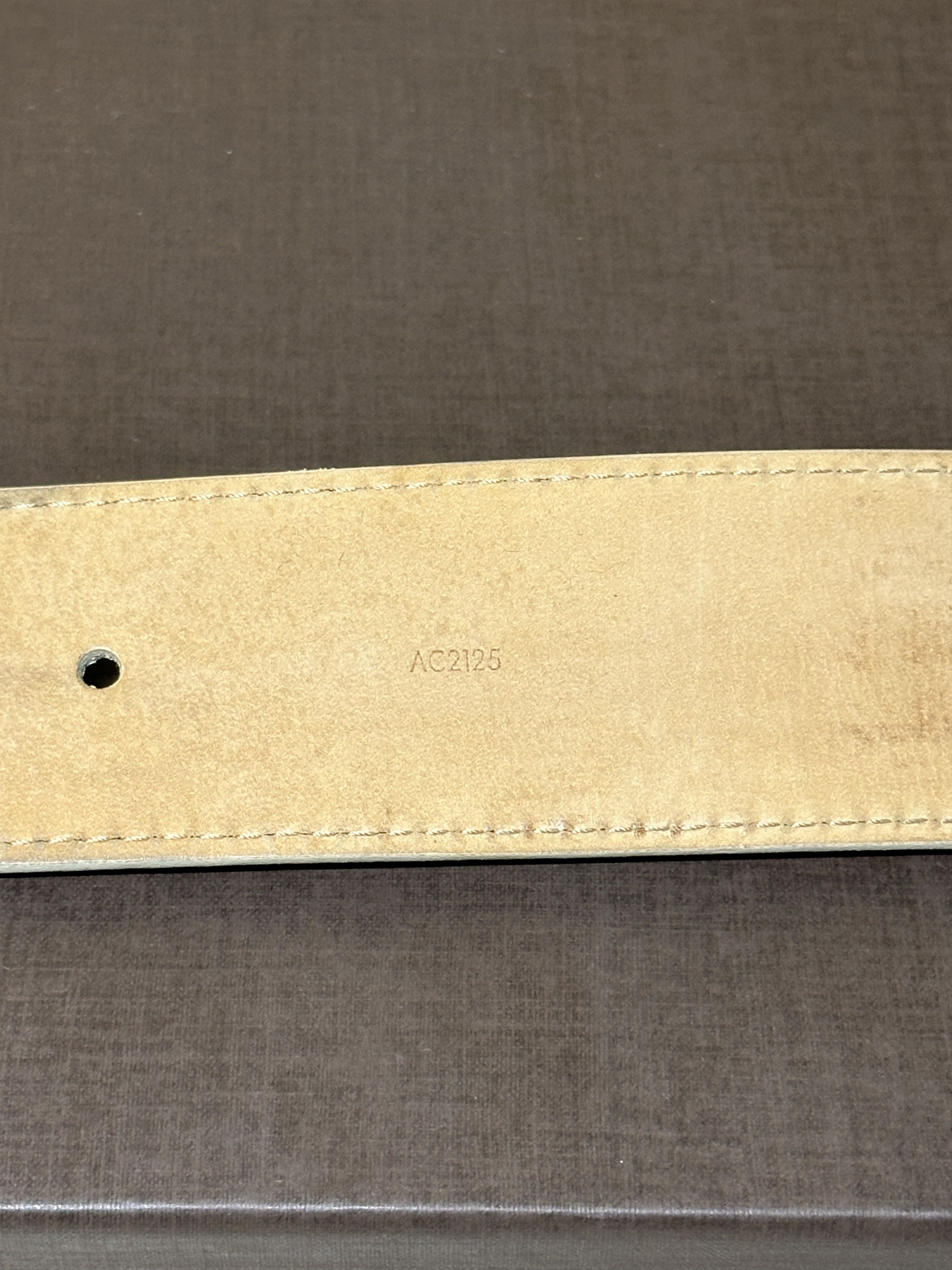 Louis Vuitton Louis Vuitton Belt White Size 28 - 7 Thumbnail