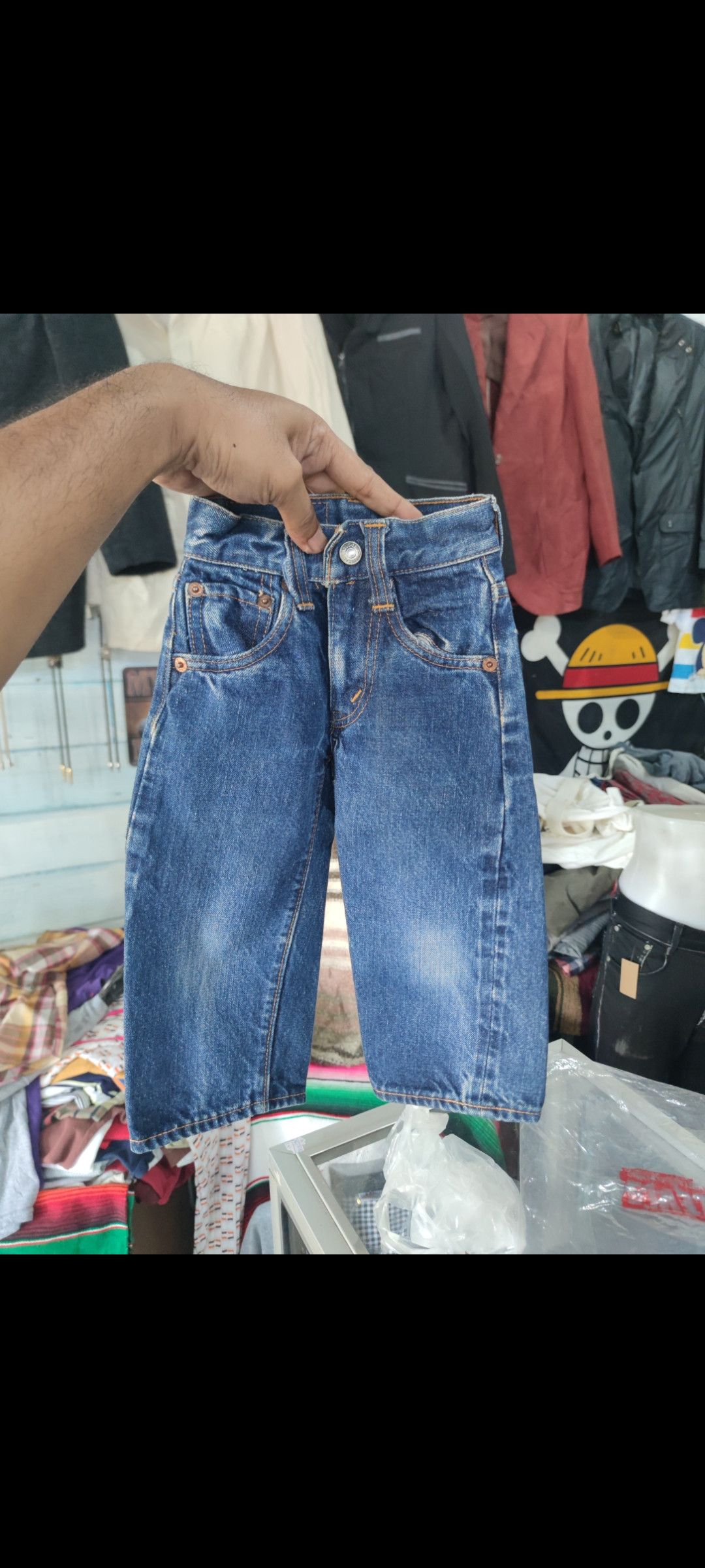 Levi's × Vintage VINTAGE 60S LEVI'S STRAUSS TODDLER SIZE 0 SELVEDGE JEAN Size US 26 / EU 42 - 8 Thumbnail