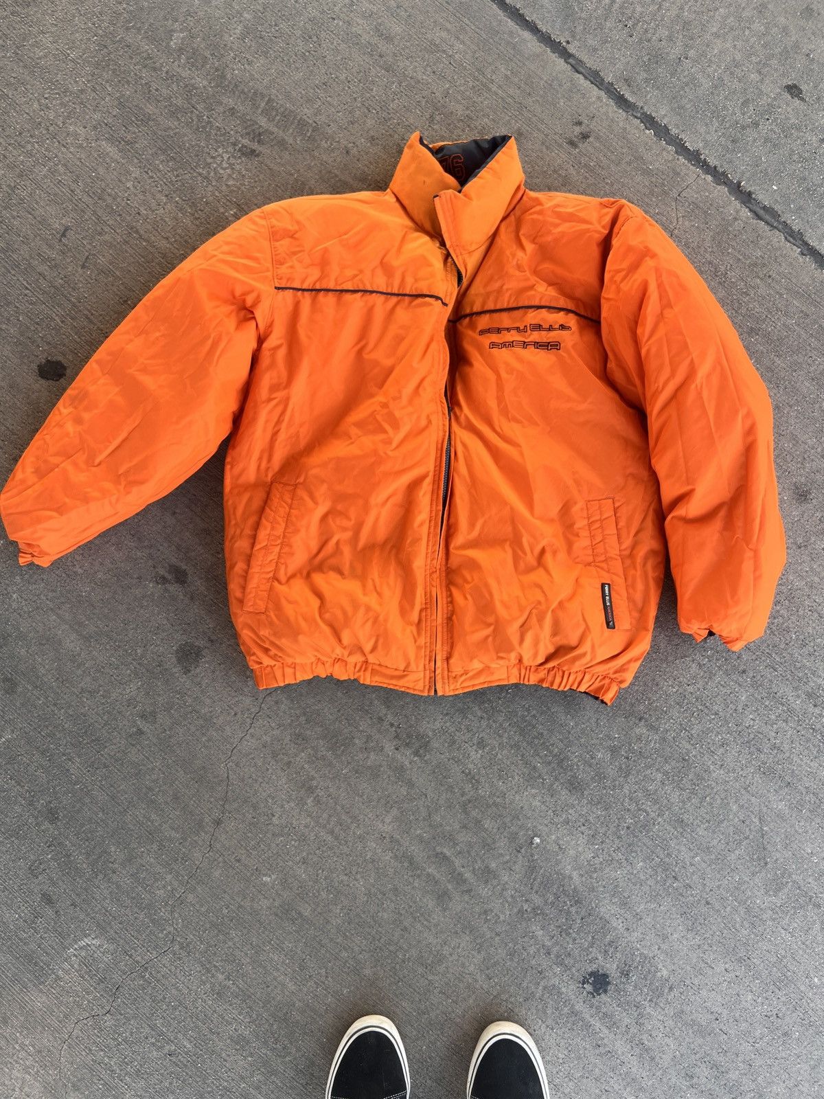 Perry Ellis Perry Ellis Reversible Puffer Jacket Size US L / EU 52-54 / 3 - 3 Thumbnail