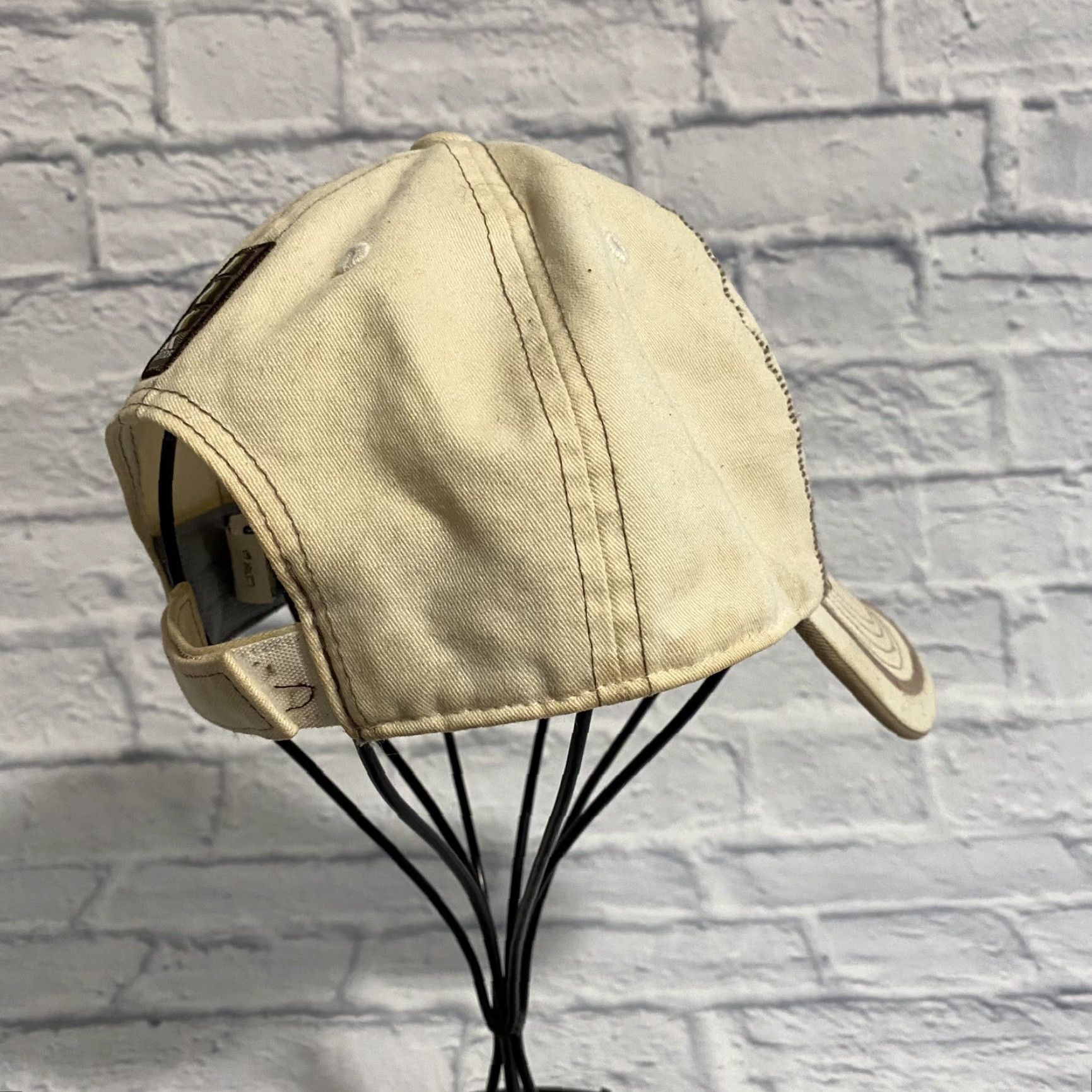 Adidas adidas Hat Womens Baseball Cap Climalite Logo Adjustable Beige Tan Cap Size ONE SIZE - 4 Thumbnail