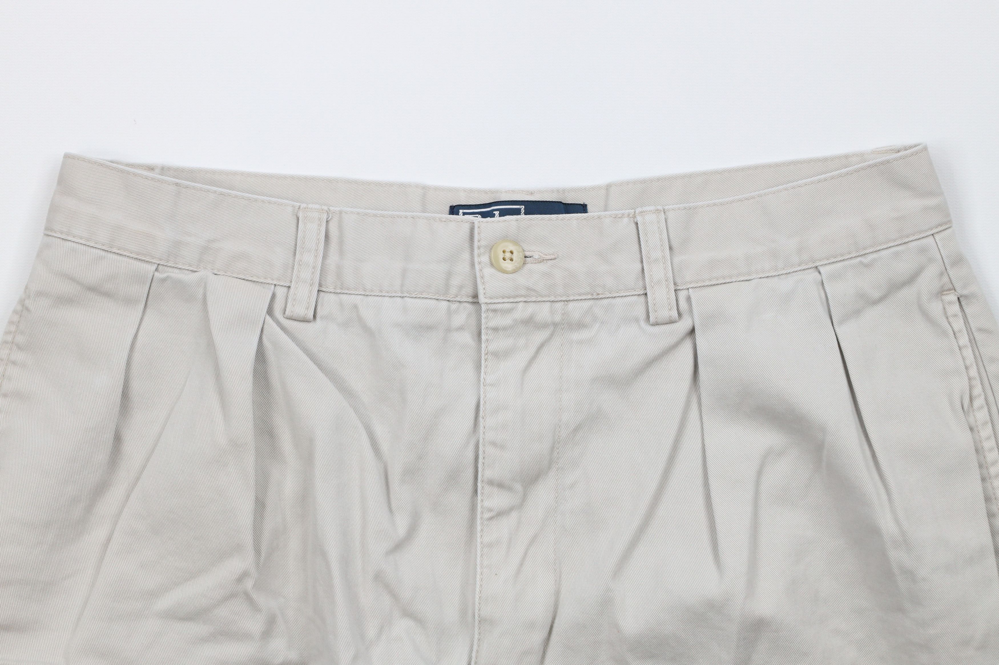 Ralph Lauren × Vintage Vintage 90s Ralph Lauren Above Knee Chino Shorts Cotton Size US 32 / EU 48 - 2 Thumbnail
