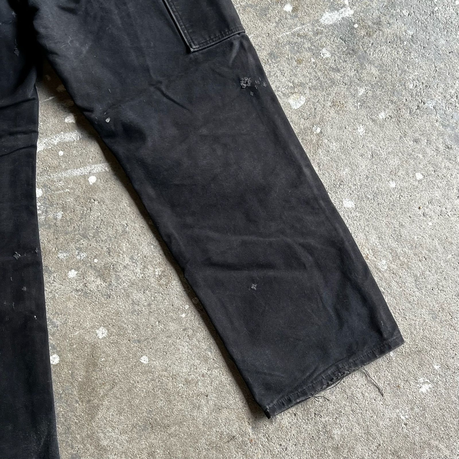 Carhartt × Vintage Carhartt black double knee work wear carpenter pants Size US 31 - 11 Thumbnail