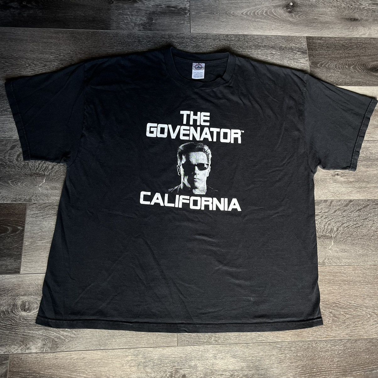 Vintage Vintage 2000s Arnold Schwarzenegger Terminator Governor Tee Size US XXL / EU 58 / 5 - 1 Thumbnail
