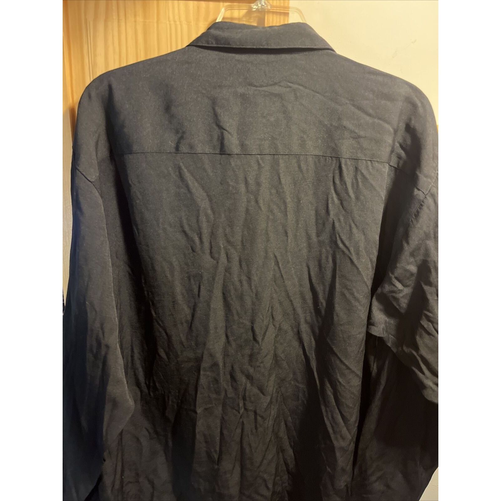 Supreme Fontelli By Supreme VTG Men’s XL Black Rayon Polyester Shirt Size US XL / EU 56 / 4 - 8 Thumbnail
