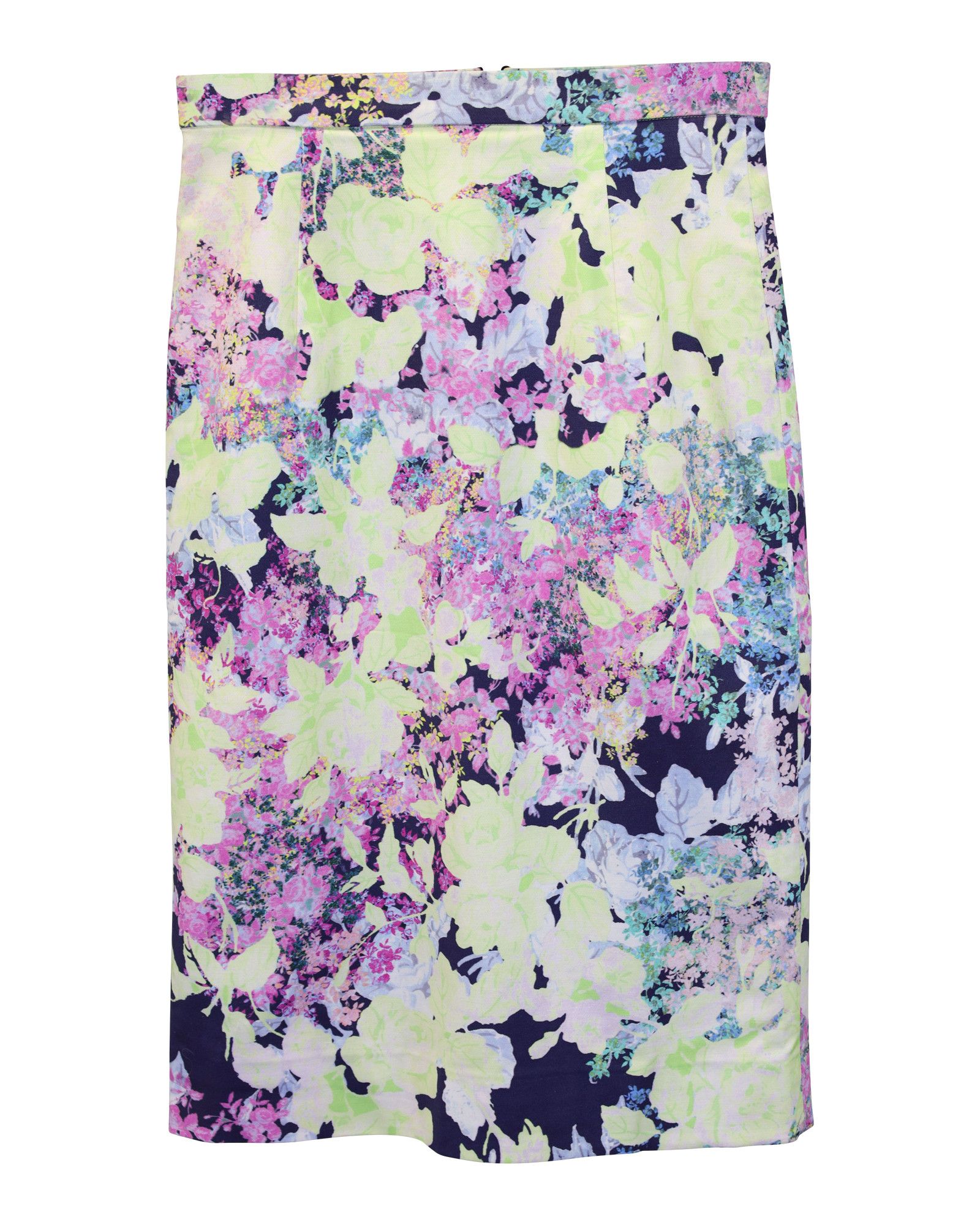 Erdem Erdem Floral Print Pencil Skirt in Multicolor Viscose Size 27" / US 4 / IT 40 - 1 Thumbnail