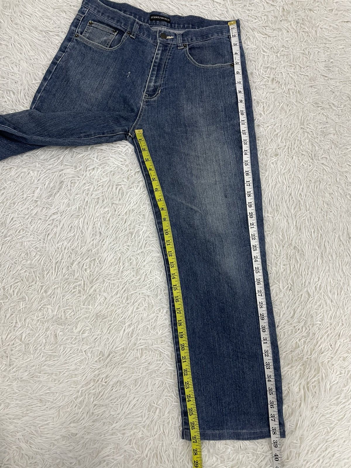 Japanese Brand Schwrzwarld Jeans Pant Size US 33 - 5 Thumbnail