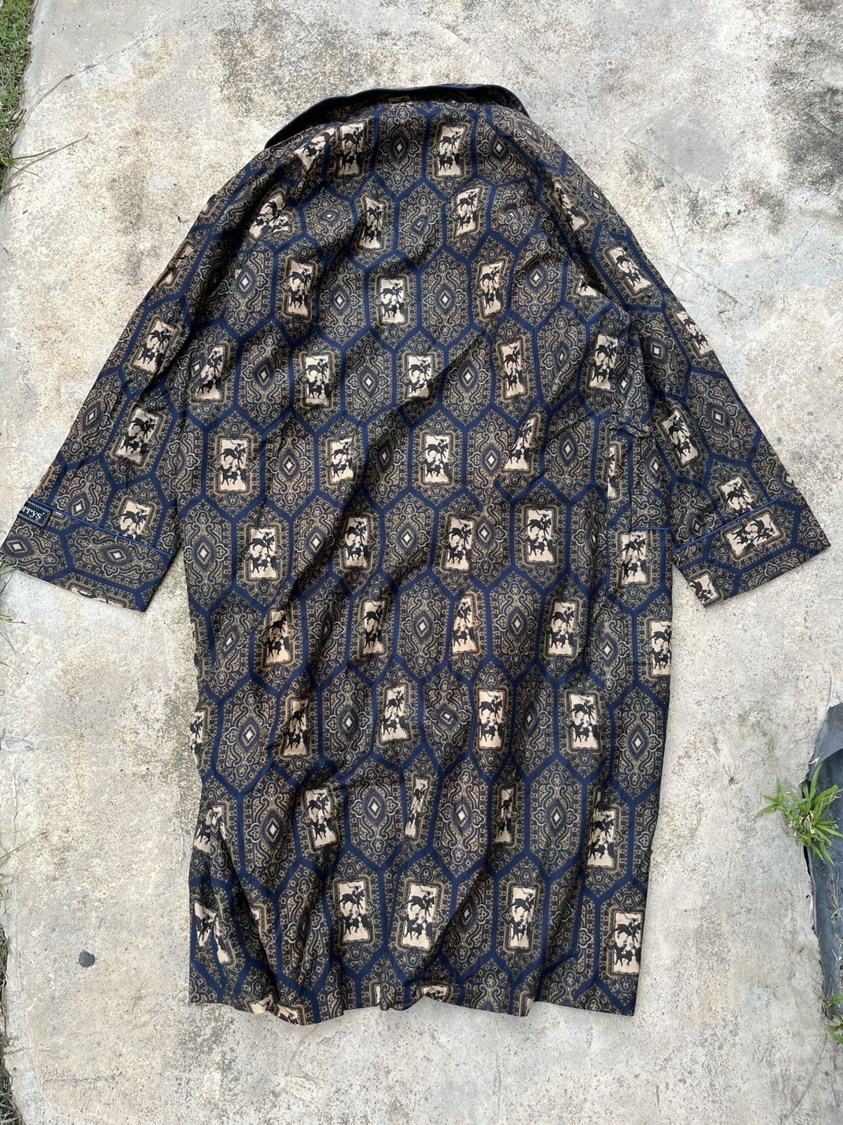 Burberry × Burberry Prorsum ⚡️LUXURY⚡️Vintage Burberry Monogram Full Logo Long Jacket Size US XL / EU 56 / 4 - 2 Thumbnail
