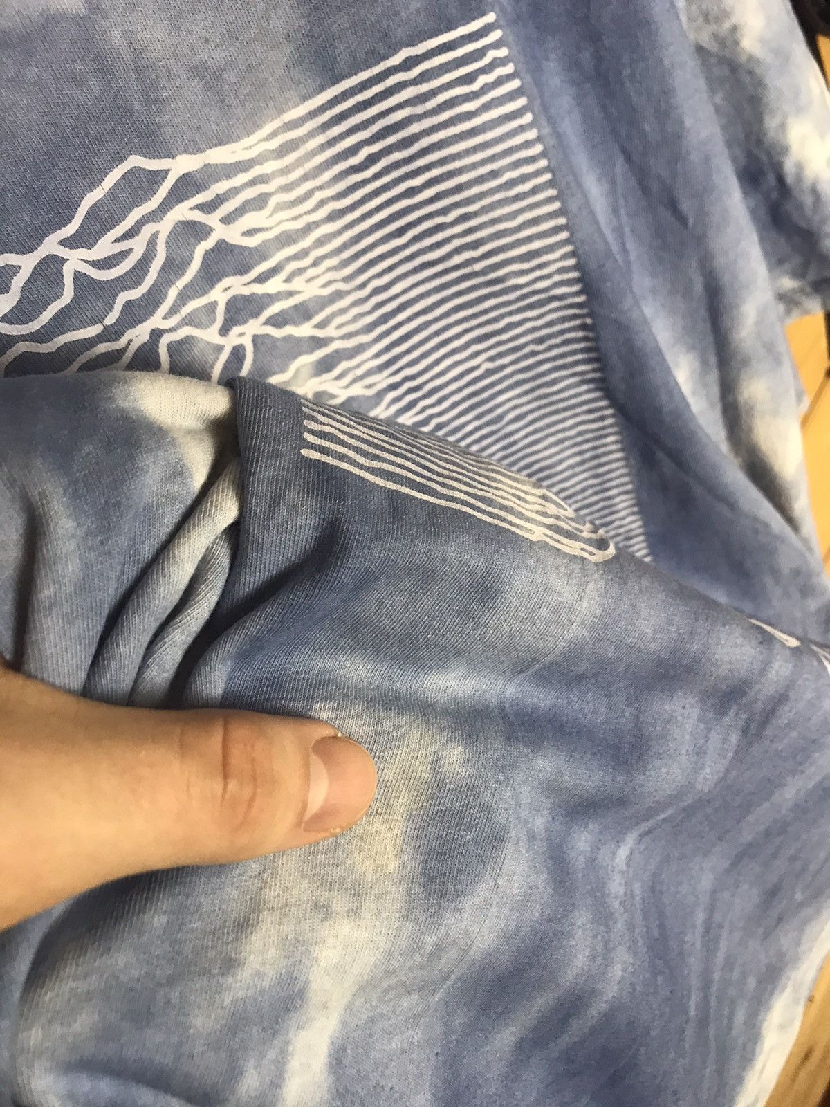 Vintage Joy Division unknown pleasures oversized tie dye t-shirt Size US M / EU 48-50 / 2 - 8 Thumbnail