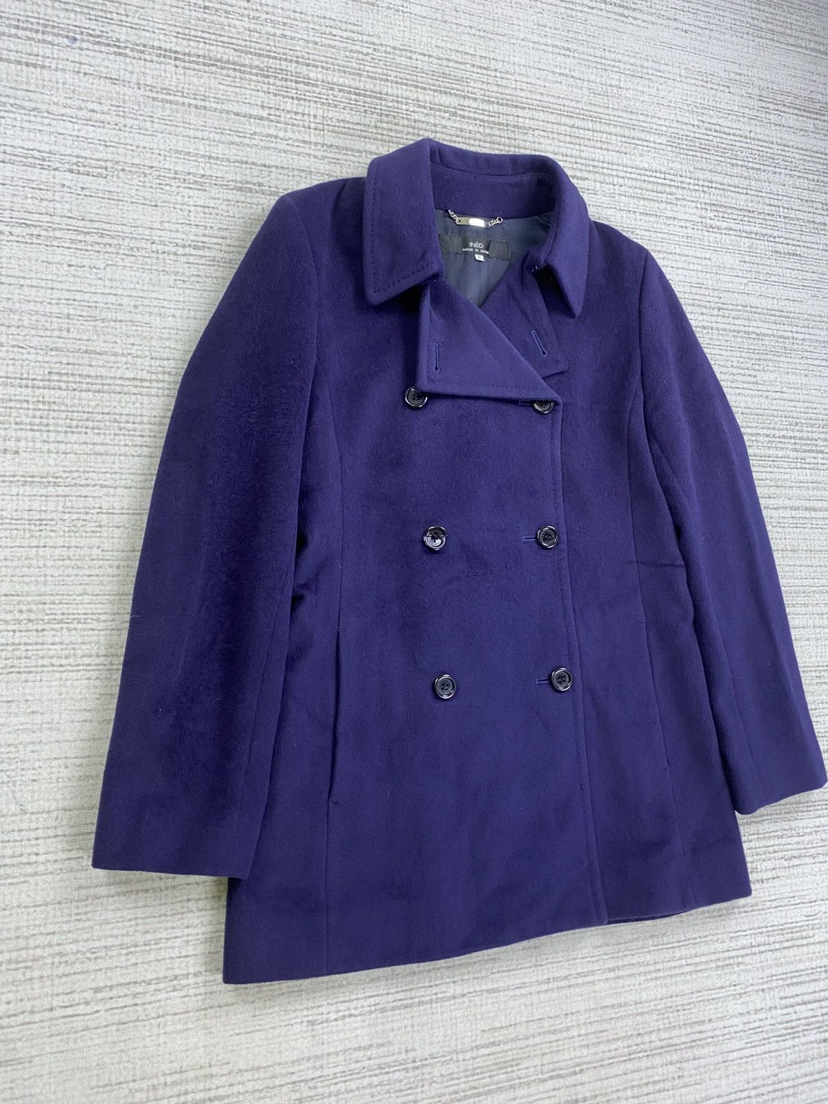 Yohji Yamamoto Yohji Yamamoto INED Japan Double Collar Wool Coat Jacket Size M / US 6-8 / IT 42-44 - 3 Thumbnail