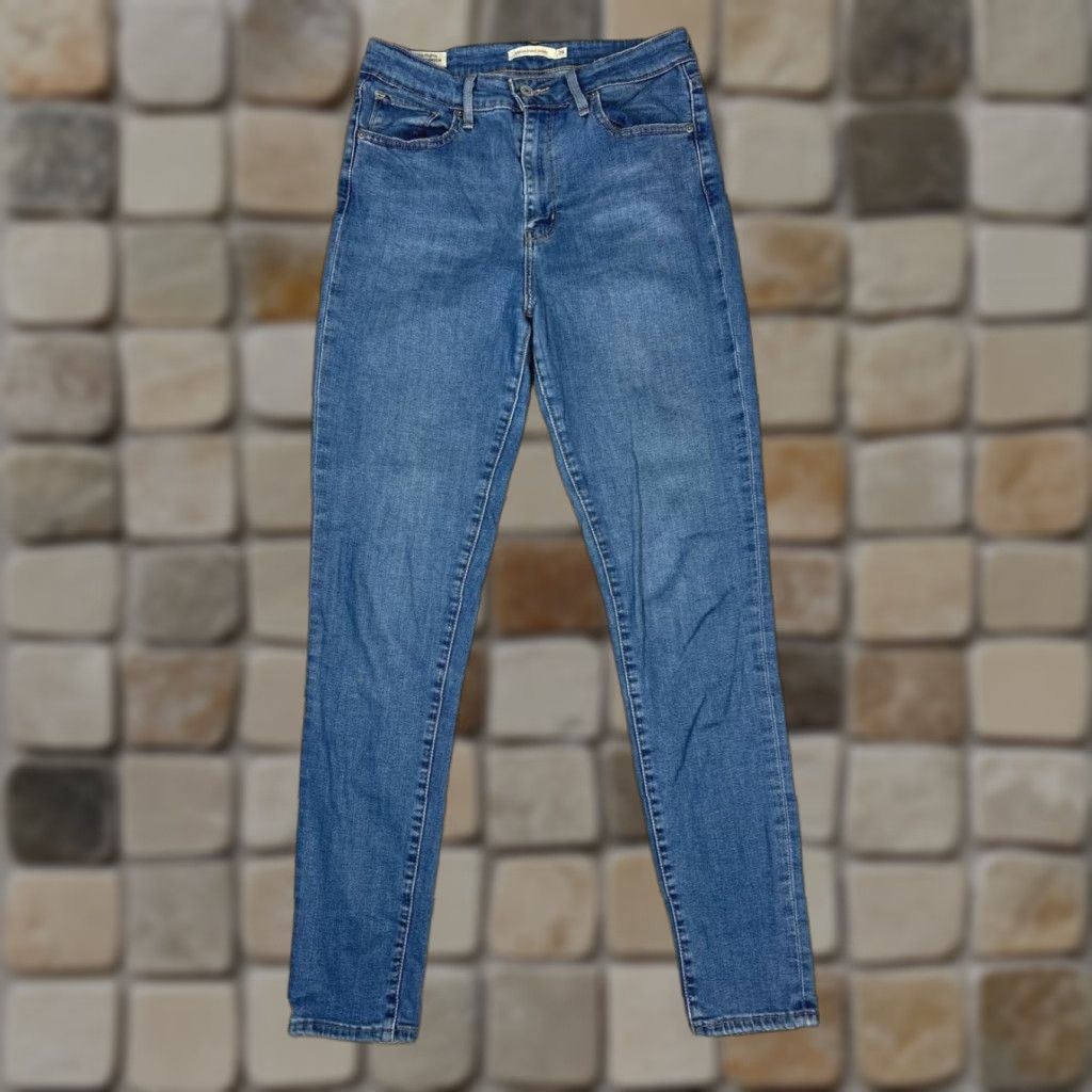 Levi's Levi's 721 Skinny Jeans Women's 29 Blue Denim Stretch High Rise 27x31 Casual Size 27" / US 4 / IT 40 - 1 Thumbnail