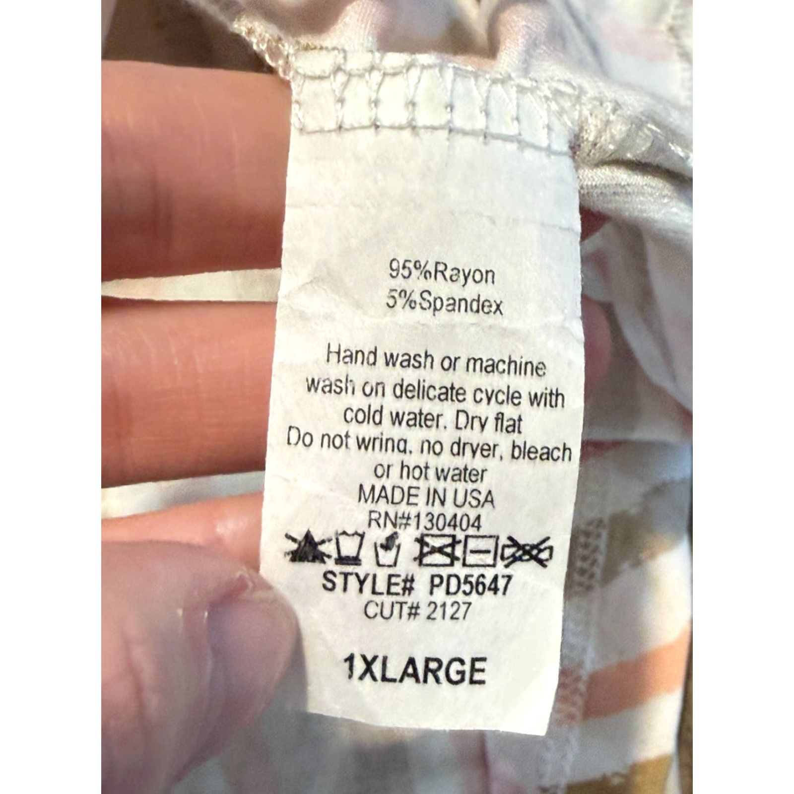 Vintage Be Stage Dress Women XL Peach Tan Short Sleeve Lightweight Sundress Size 40" / US 18 - 6 Thumbnail