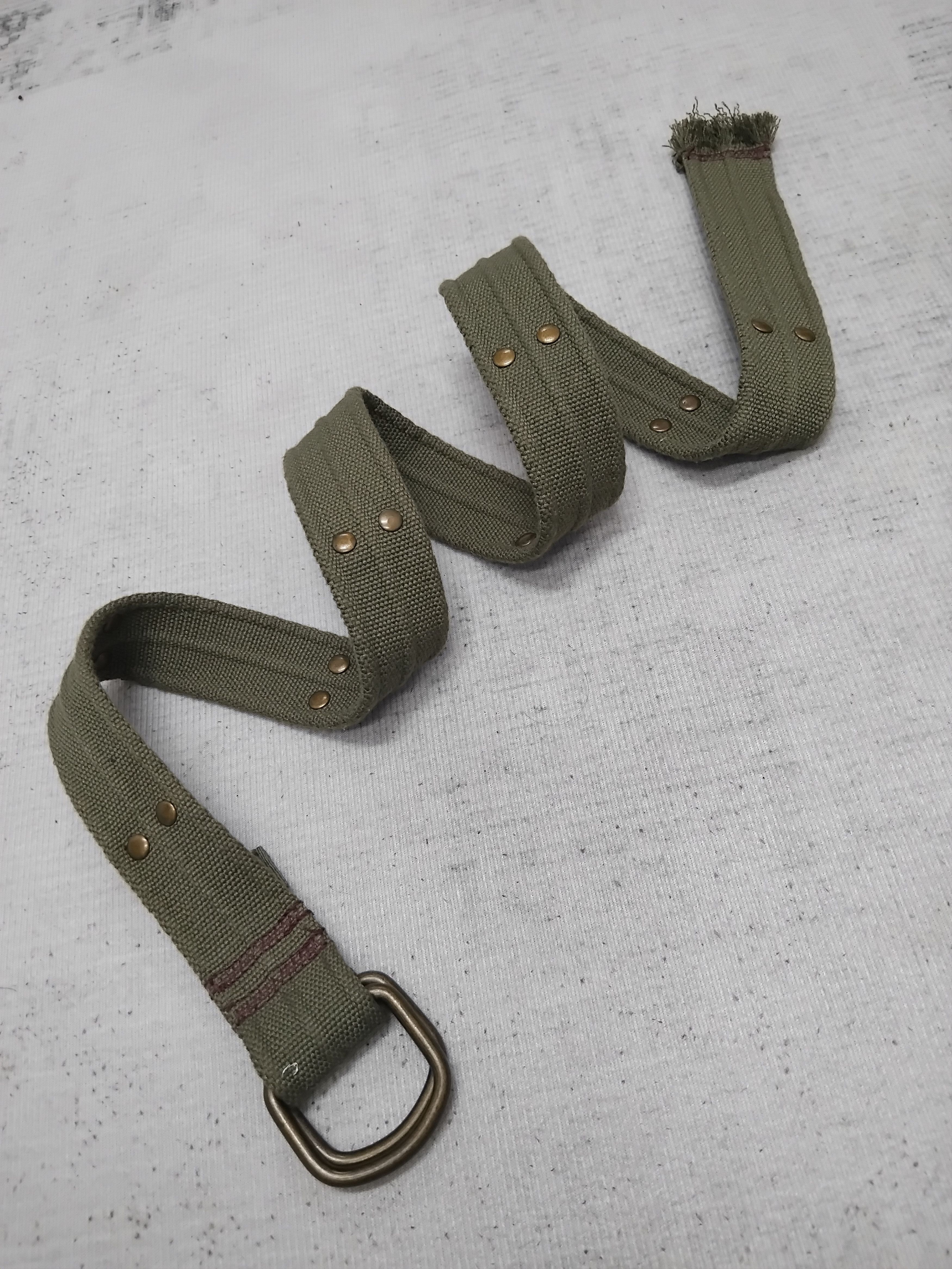 Japanese Brand Japanese inspired studded green military belt Size ONE SIZE - 2 Thumbnail