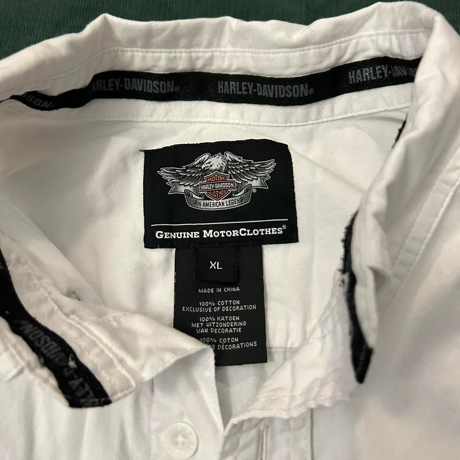 Harley Davidson Harley davidson embroidered logo button up Size US XL / EU 56 / 4 - 4 Thumbnail