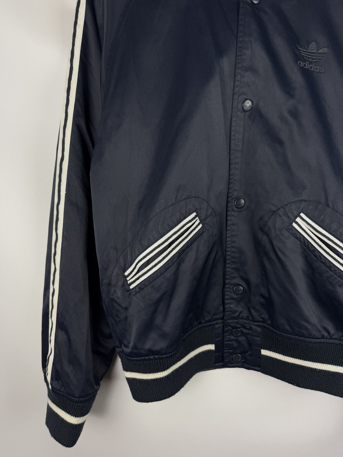 Adidas Adidas Originals Vintage Men’s Cotton / Nylon Bomber Jacket Size US S / EU 44-46 / 1 - 7 Thumbnail
