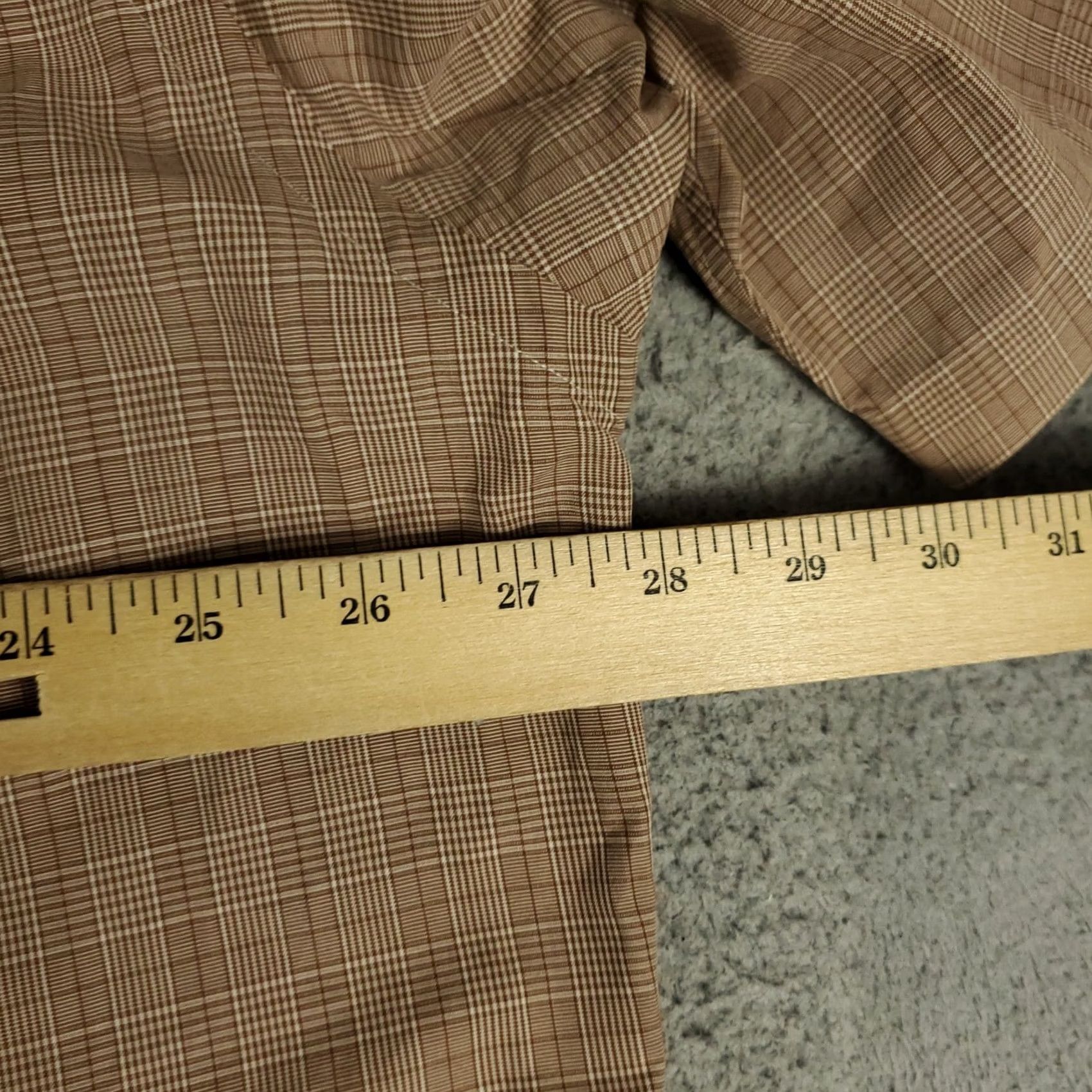 Ralph Lauren Ralph Lauren Shirt Mens XL Brown Plaid Button-Up Short Sleeve Button-Down Collar Size US XL / EU 56 / 4 - 6 Thumbnail