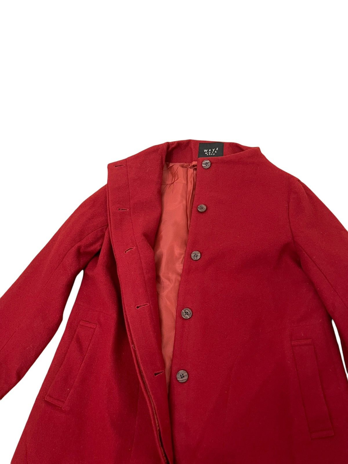 Yohji Yamamoto Vtg 90s Workshop Yohji Yamamoto Wool Coat 5🟩9 Size US M / EU 48-50 / 2 - 13 Thumbnail