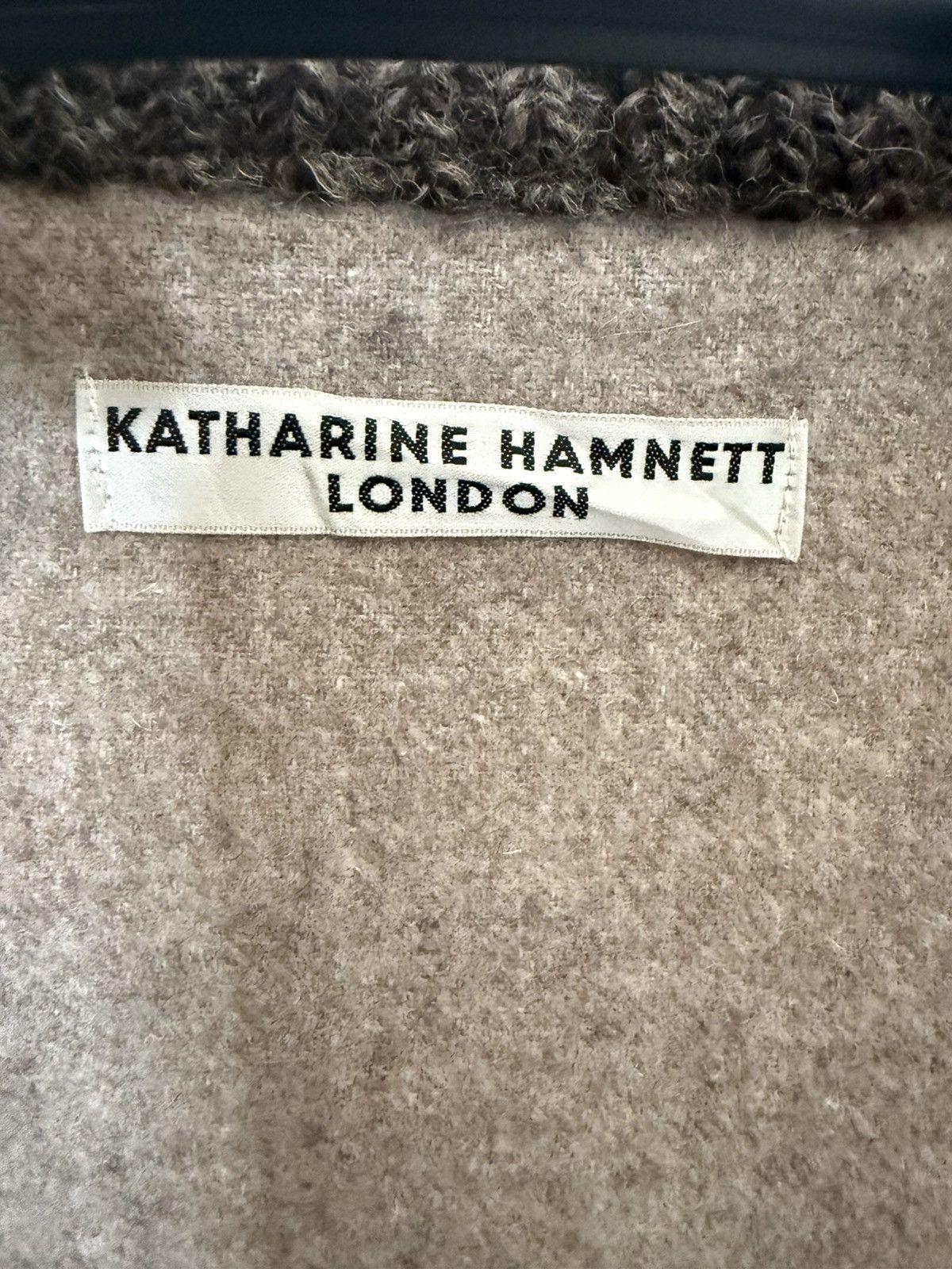 Katharine Hamnett London Katharine Hamnett Asymmetrical Wool Knit Jacket Japan Made Size M / US 6-8 / IT 42-44 - 8 Thumbnail