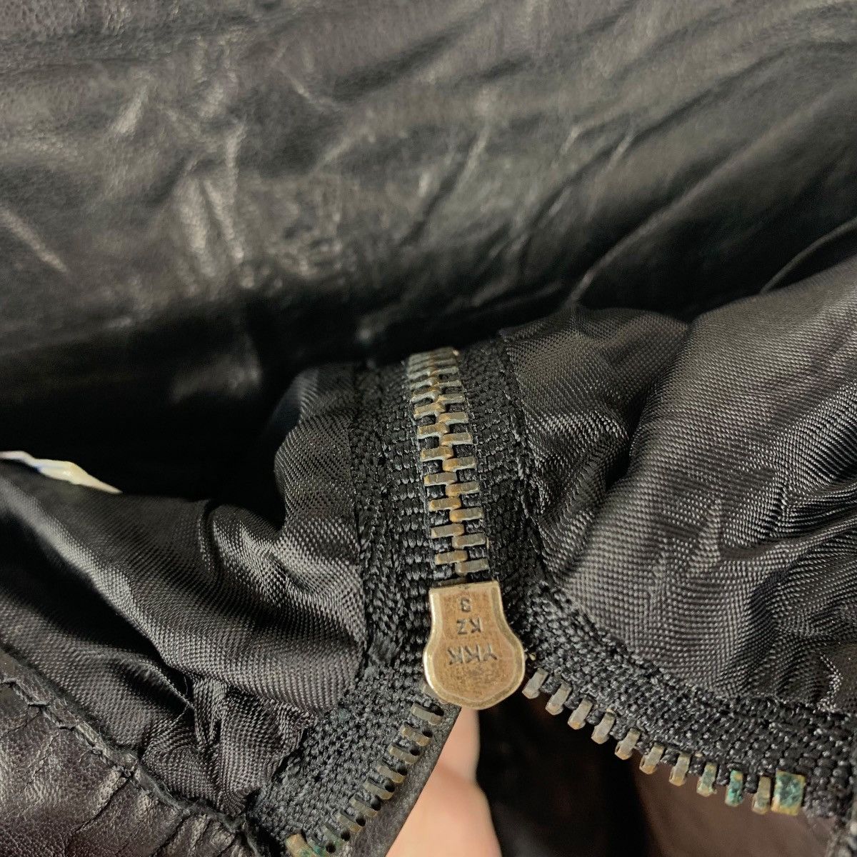 Designer × Vintage × Yves Saint Laurent Vintage YVES SAINT LAURENT faux leather Women skirt Size 29" - 12 Thumbnail