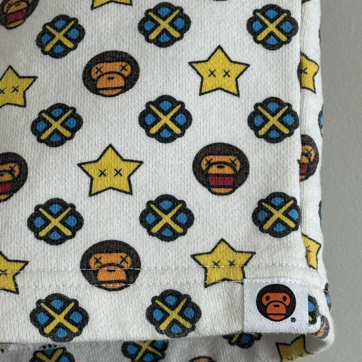 Bape × Kaws OG Bape x Kaws Baby Milo Monogram Sweat Shorts. Size US 28 / EU 44 - 8 Thumbnail