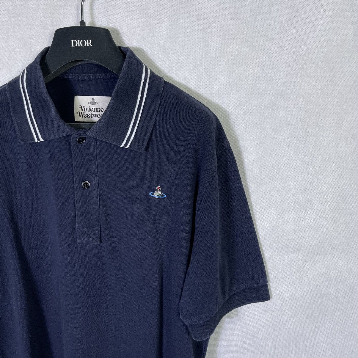 Vivienne Westwood Vivienne Westwood Polo Embroidered Logo Tshirt Size US XL / EU 56 / 4 - 9 Thumbnail