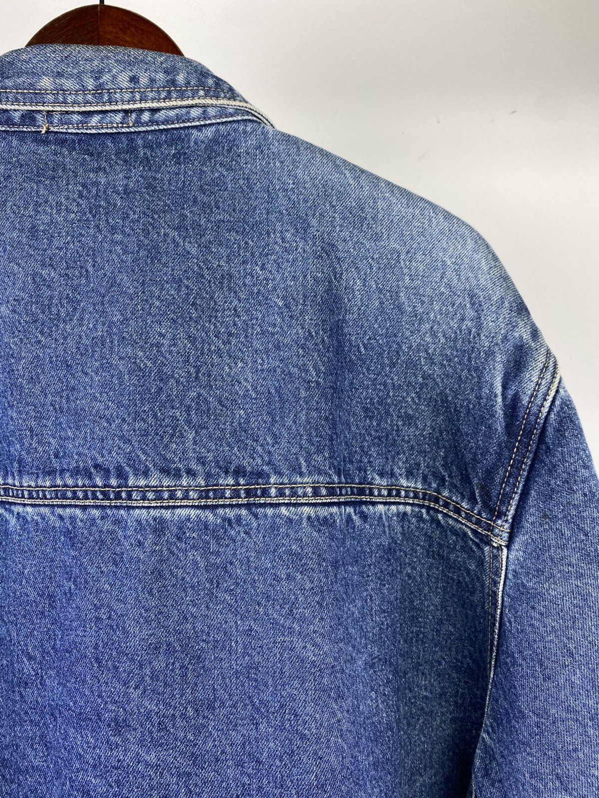 Marithe + Francois Girbaud Marithe Francois Girbaud Vintage Faded Oversized Denim Jacket Size US XL / EU 56 / 4 - 14 Thumbnail
