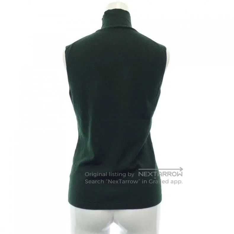 Hermes HERMES Green Knit Turtleneck Sweater. Size US S / EU 44-46 / 1 - 2 Thumbnail