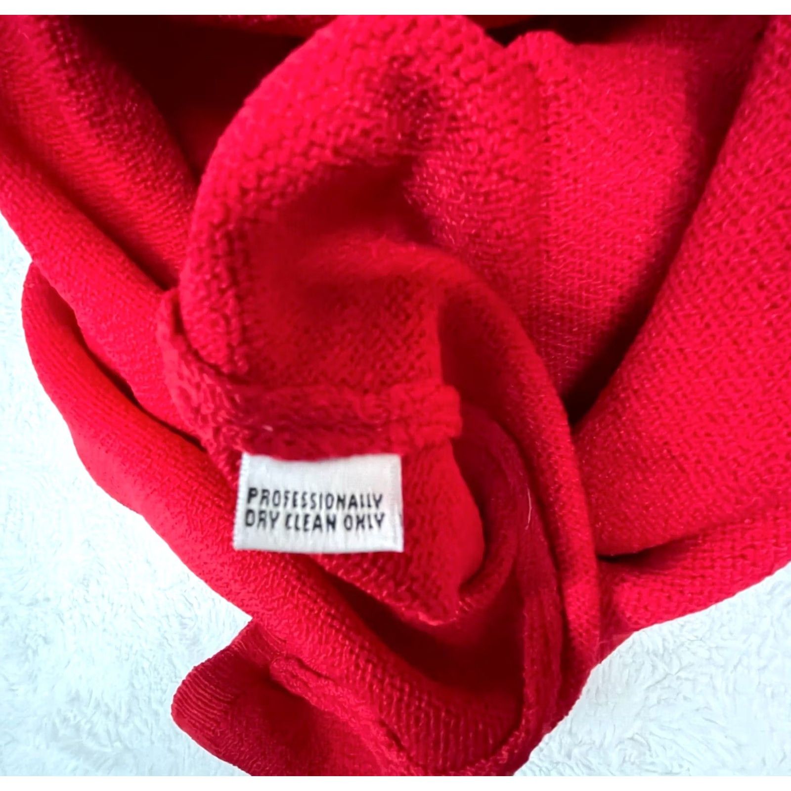 St. John St. John Collection by Marie Gray Mock Neck Sleeveless Knit Sweater Red Medium Size M / US 6-8 / IT 42-44 - 8 Thumbnail
