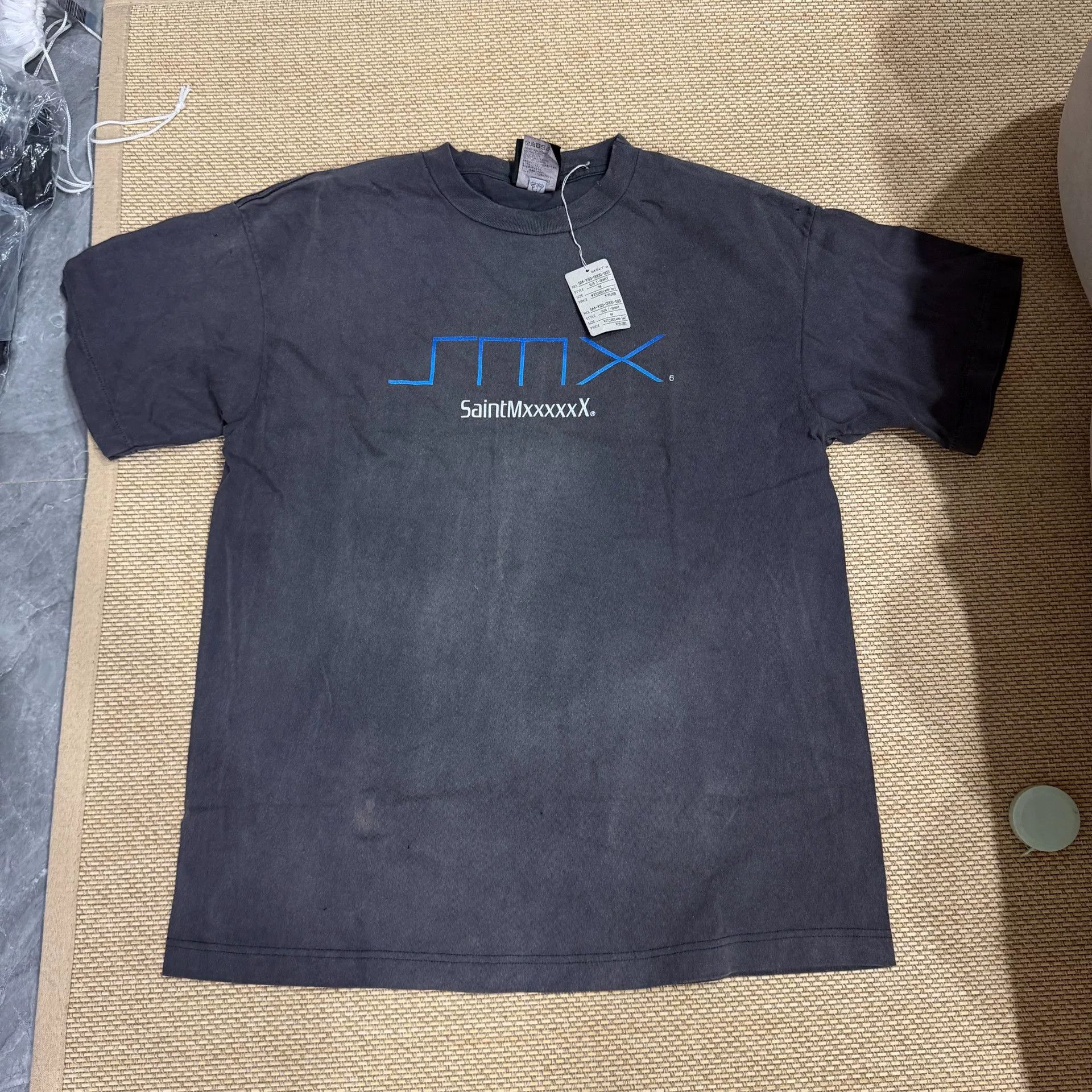 Saint Michael Saint Michael Black Short Sleeve T-Shirt Size US M / EU 48-50 / 2 - 1 Thumbnail