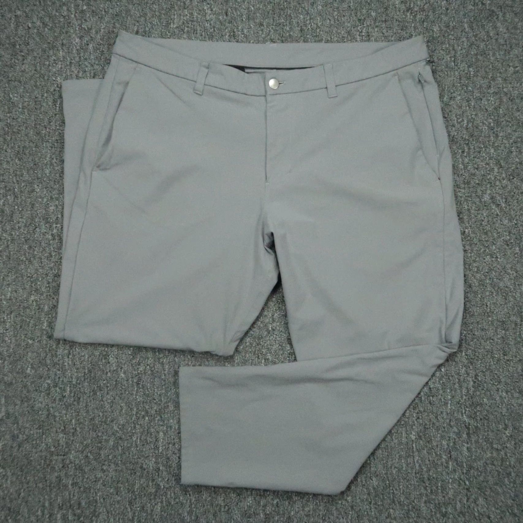 Lululemon Lululemon Pants Men 40x28 Gray Slim Fit Zip Pocket Trouser Warpstreme Commission Mens Size US 40 / EU 56 - 2 Thumbnail