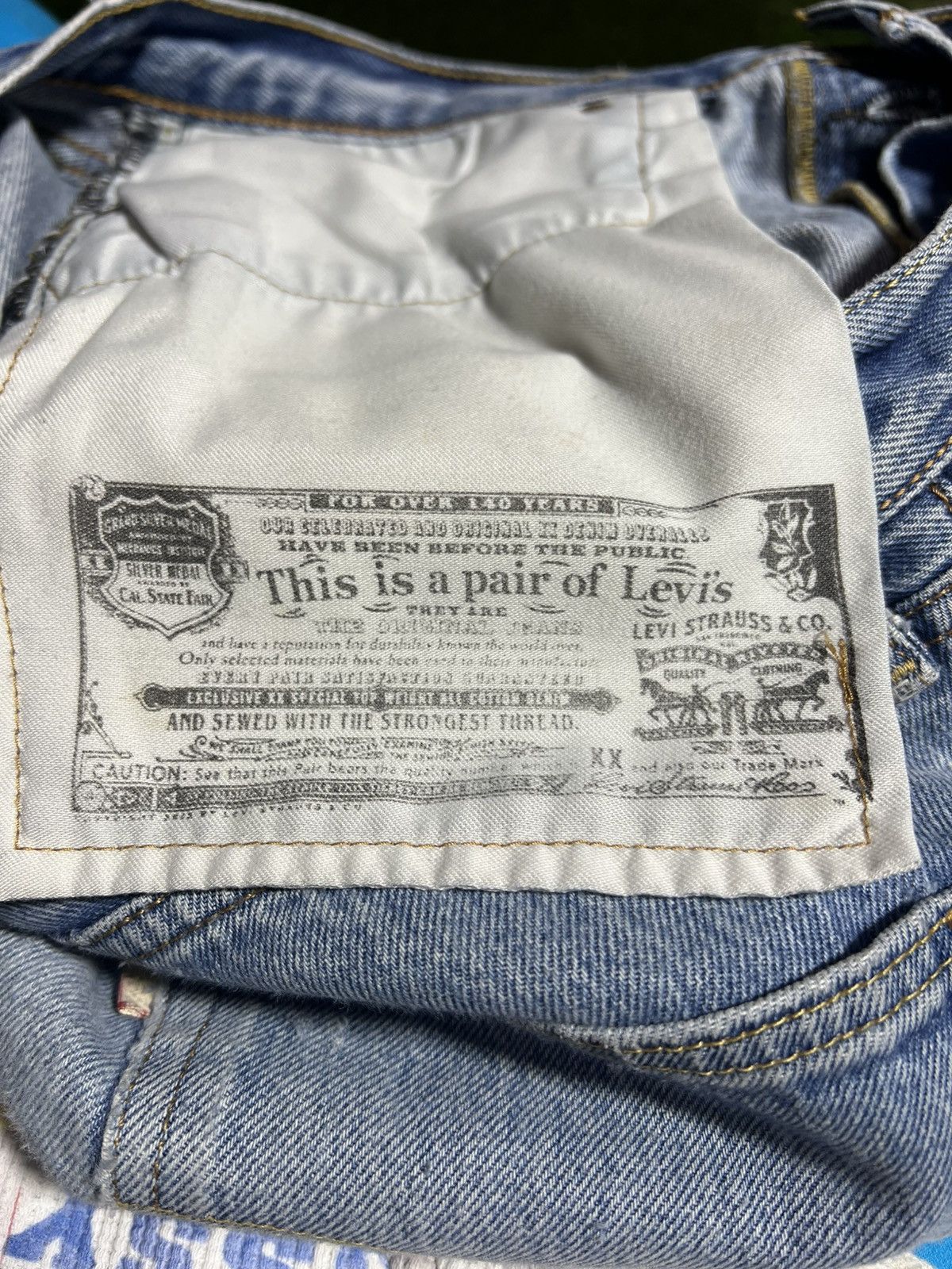 Gallery Dept. Gallery Dept. Light Distressed Flare Jeans Size US 32 / EU 48 - 7 Thumbnail