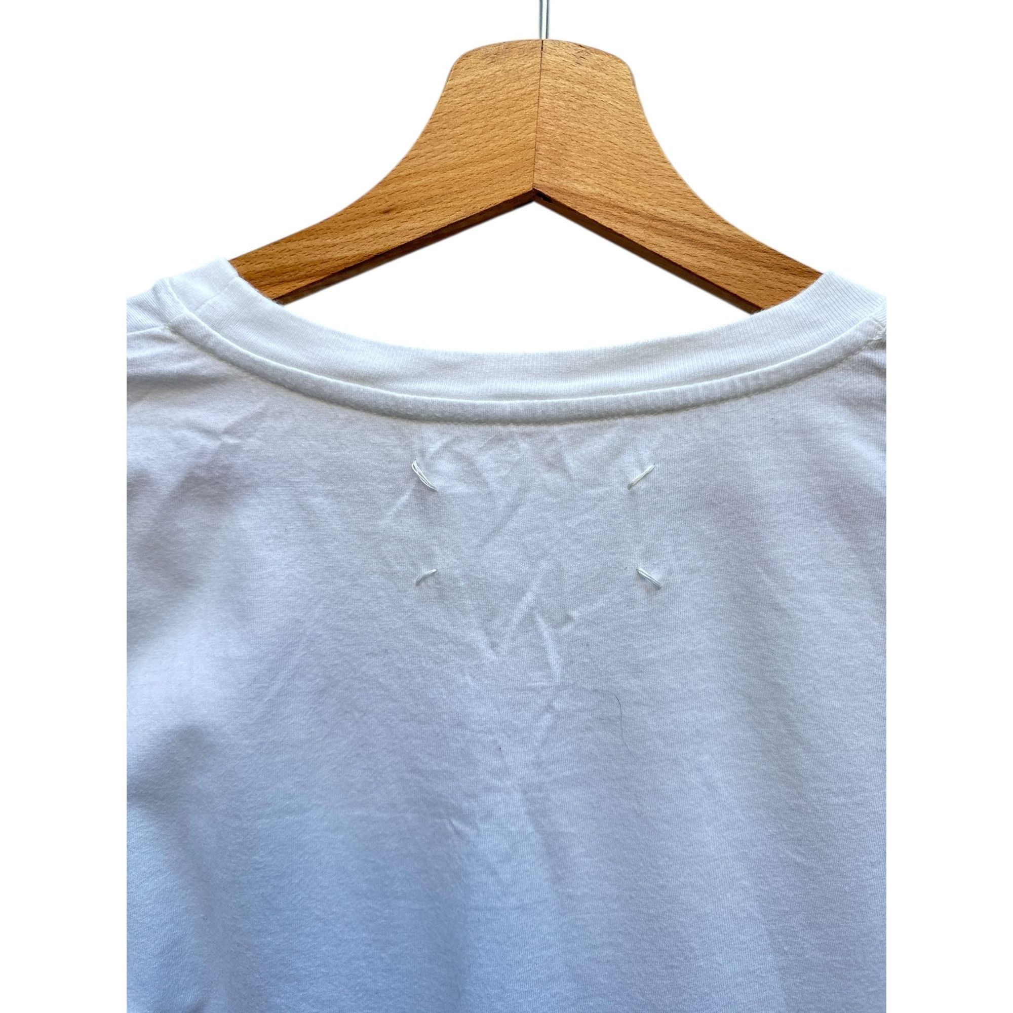 Maison Margiela Spring/Summer 2008 “Speedy Service” Stamp White T-Shirt Size US S / EU 44-46 / 1 - 5 Thumbnail
