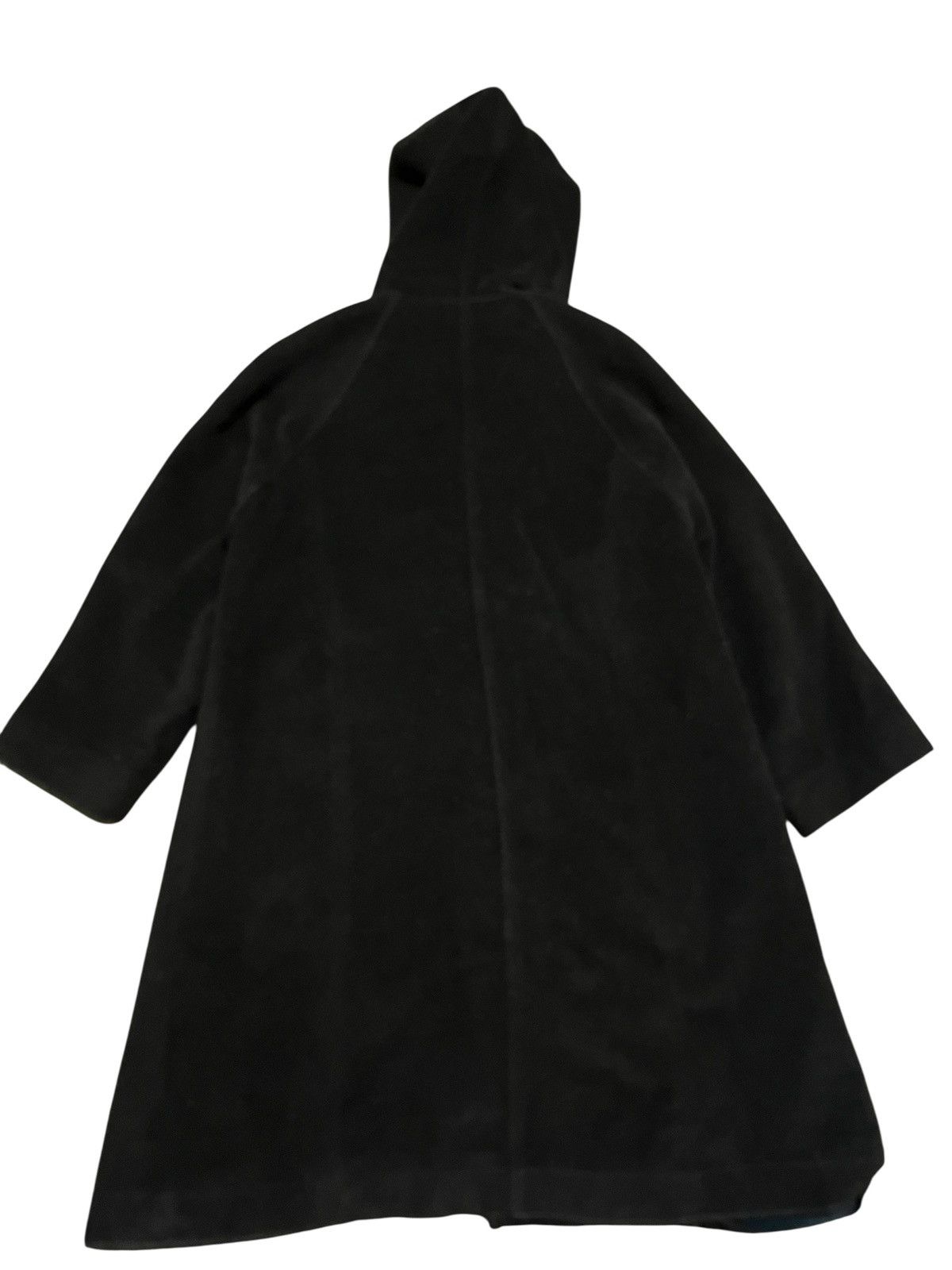 Vintage Elle Paris Wool Hooded Duffle Long Coat Size S / US 4 / IT 40 - 2 Thumbnail
