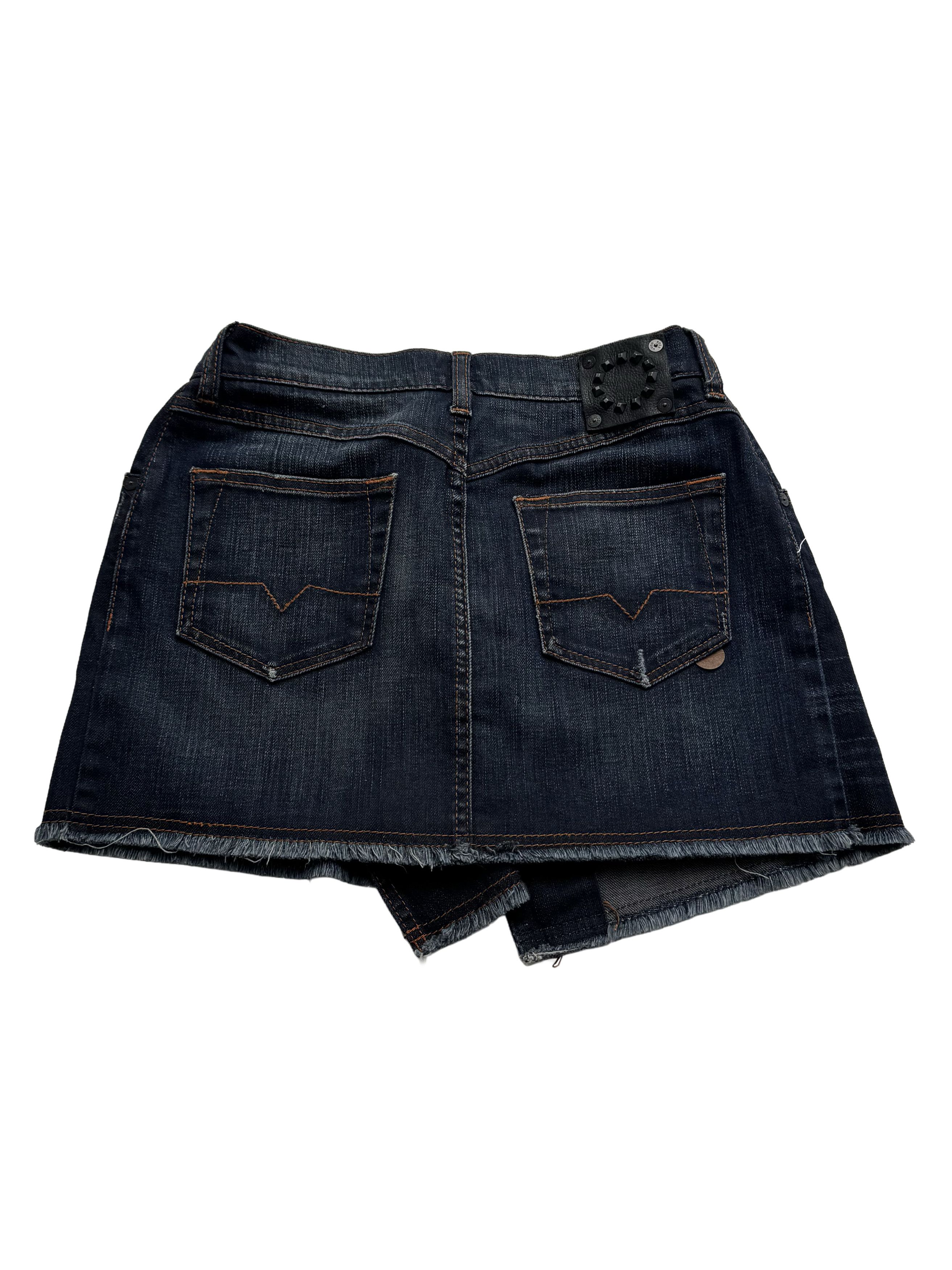 Hugo Boss Hugo Boss Vintage Asymmetry Mini Skirt Size 27" / US 4 / IT 40 - 9 Thumbnail