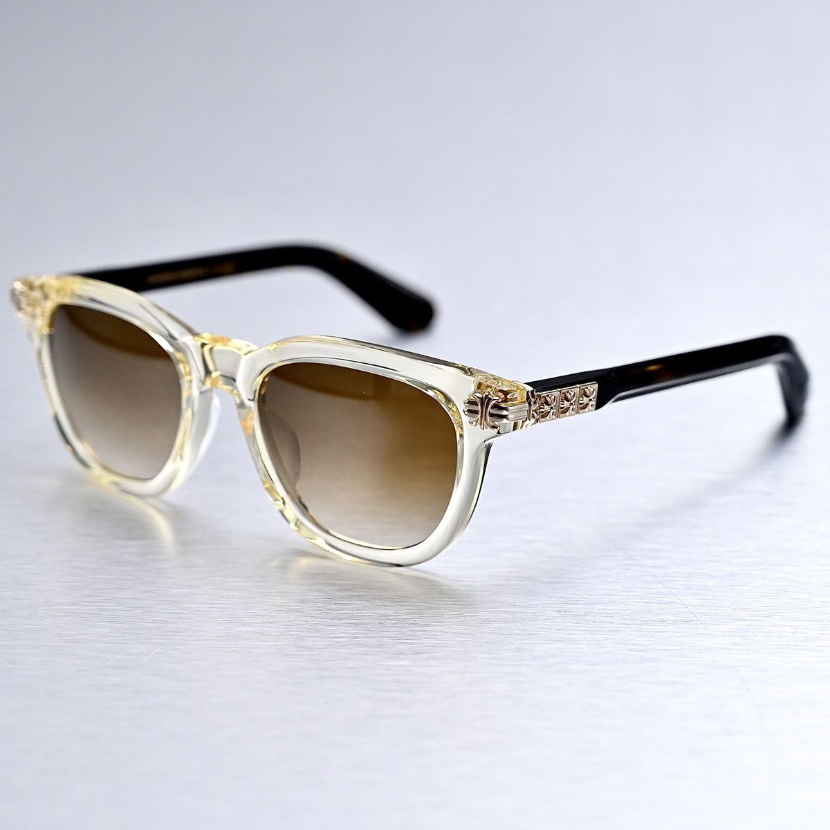 Chrome Hearts CHROME HEARTS SMOKE SHOW PALE ALE - DARK TOTOISESUNGLASSES Size ONE SIZE - 2 Thumbnail