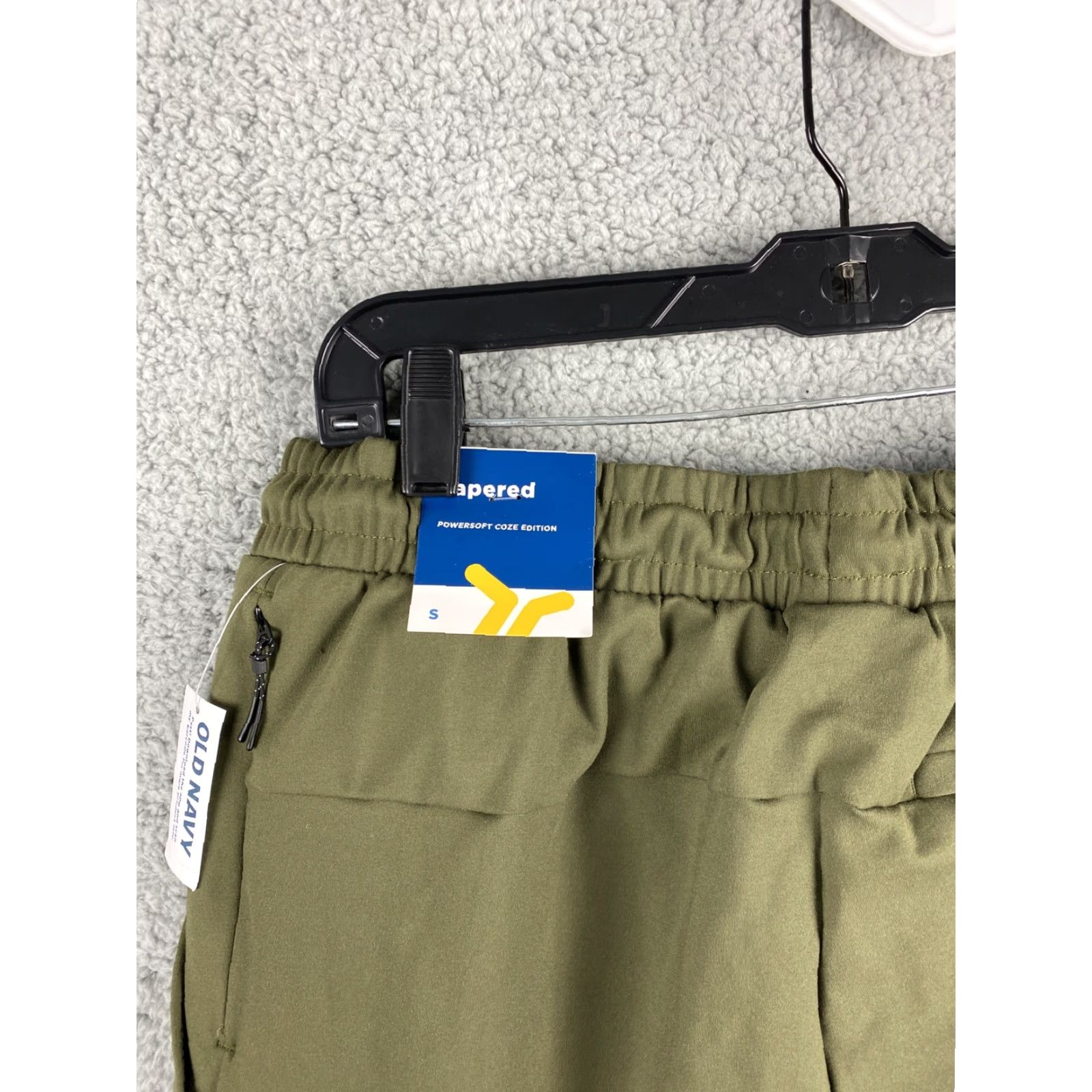 Old Navy Old Navy Pants Men's Size S Olive Green Essentials Track Pants Slim Fit Pocket Mens Fashion Activewear - Size US 29 - 6 Thumbnail