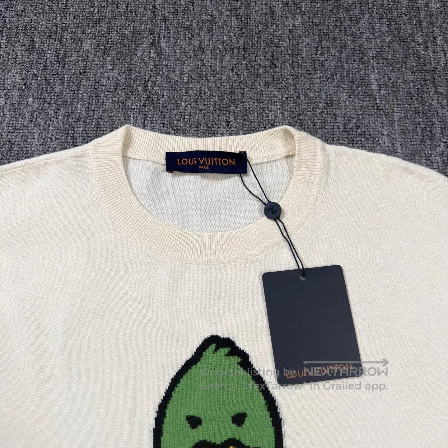Louis Vuitton LV Nigo Beige Duck Knit Short Sleeve. Size US M / EU 48-50 / 2 - 3 Thumbnail