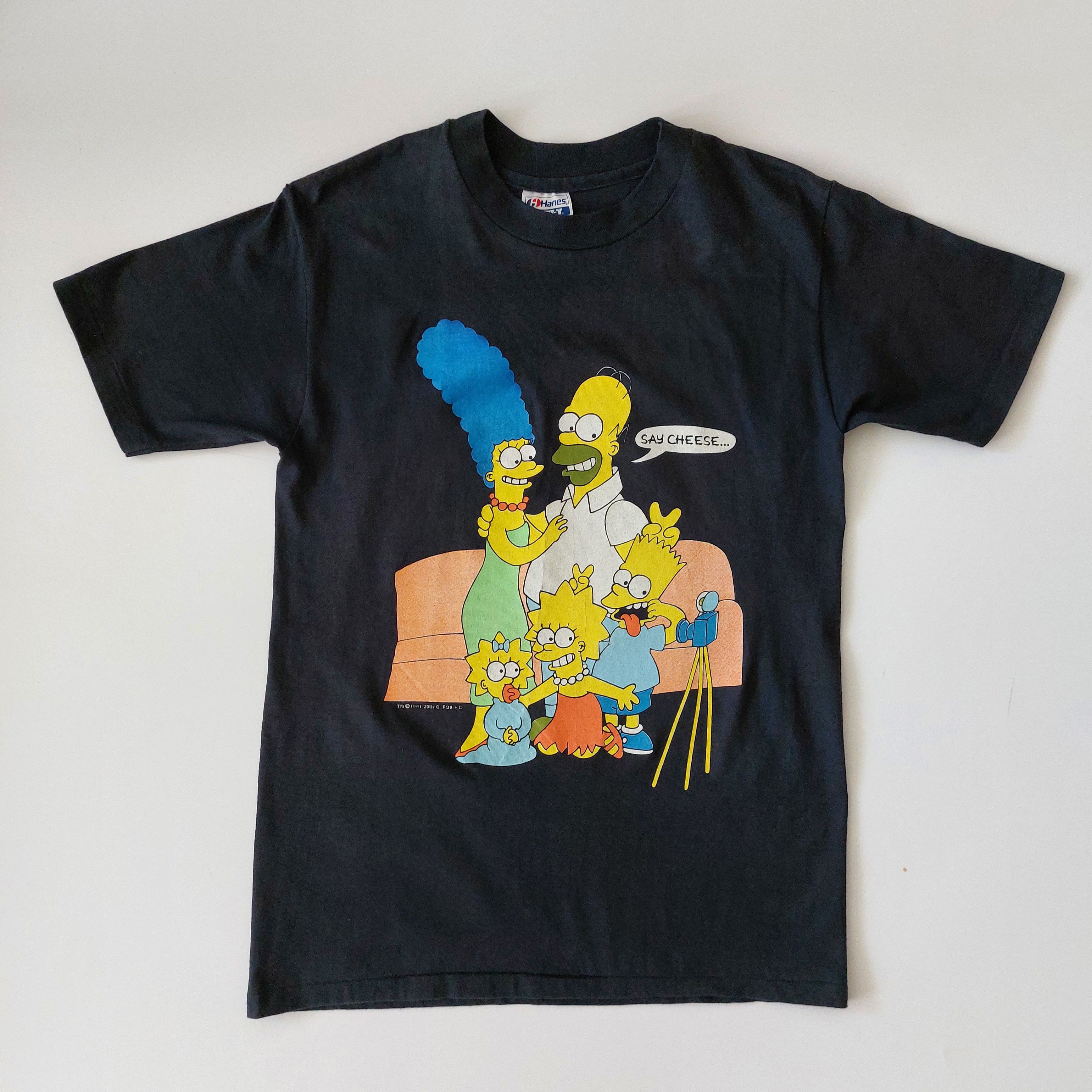 Hanes The Simpsons 1991 vintage t-shirt Size US M / EU 48-50 / 2 - 1 Thumbnail