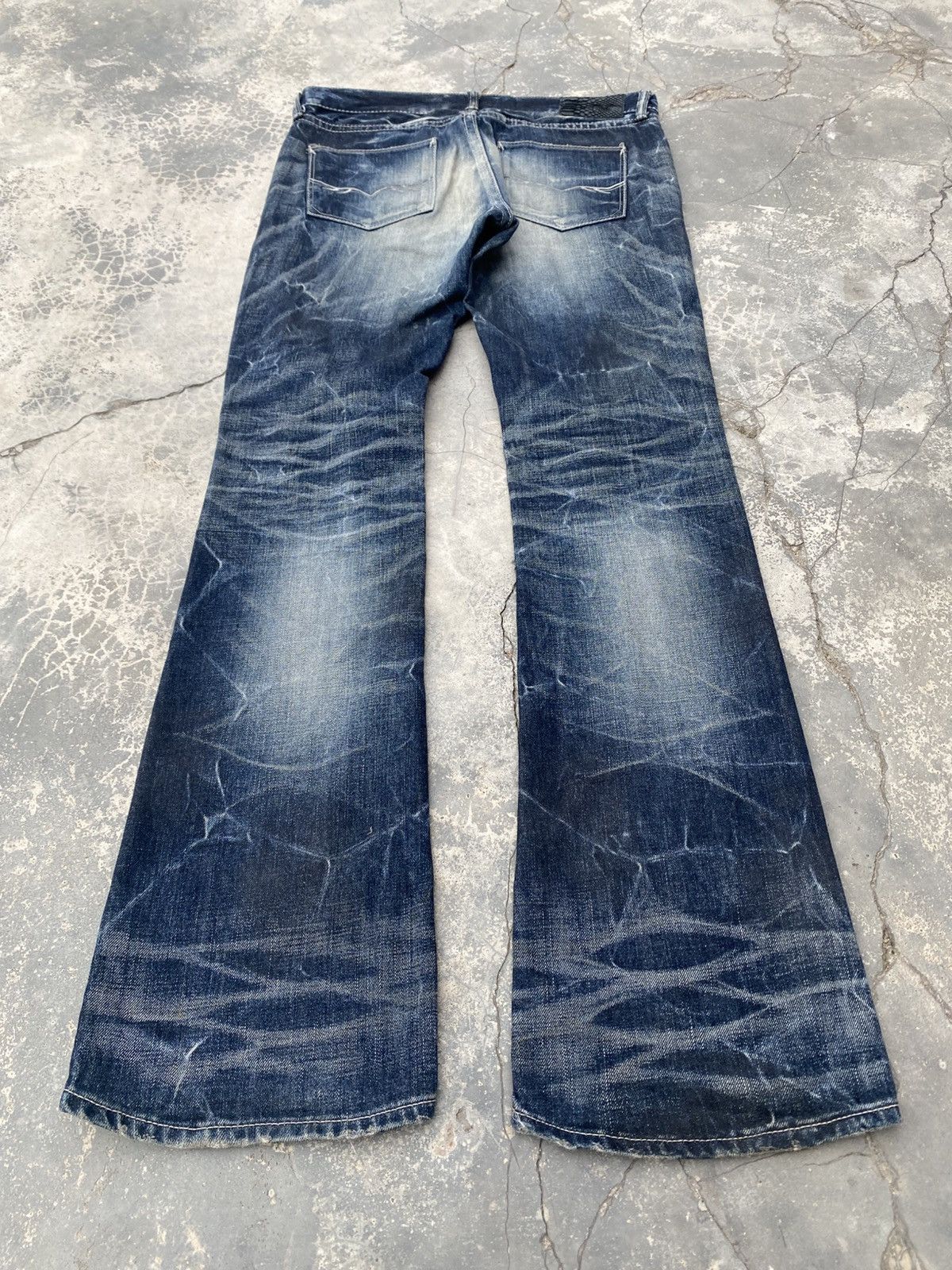 GOSTAR DE FUGA FUGA Reptile Flared Jeans LGB IF SIX WAS NINE Size US 30 / EU 46 - 9 Thumbnail